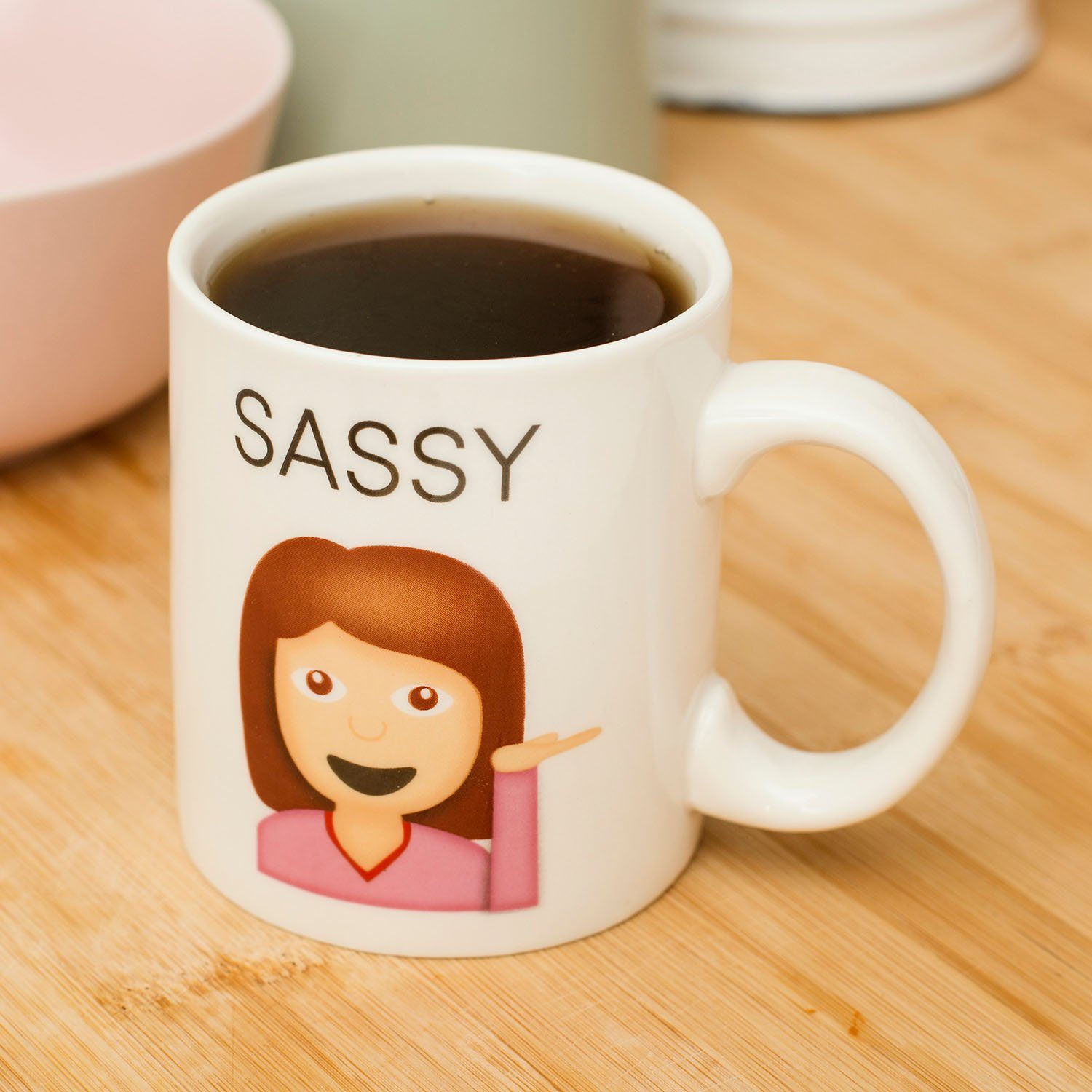 Thumbs Up Tasse Mug", Tasse Keramik "Sassy