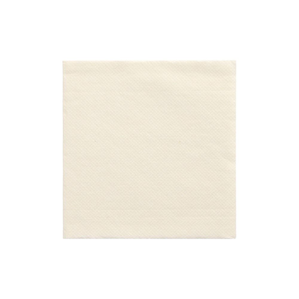 PAPSTAR Papierserviette 20 Servietten "DAILY Collection" 1/4-Falz 24 cm x 24 cm champagner