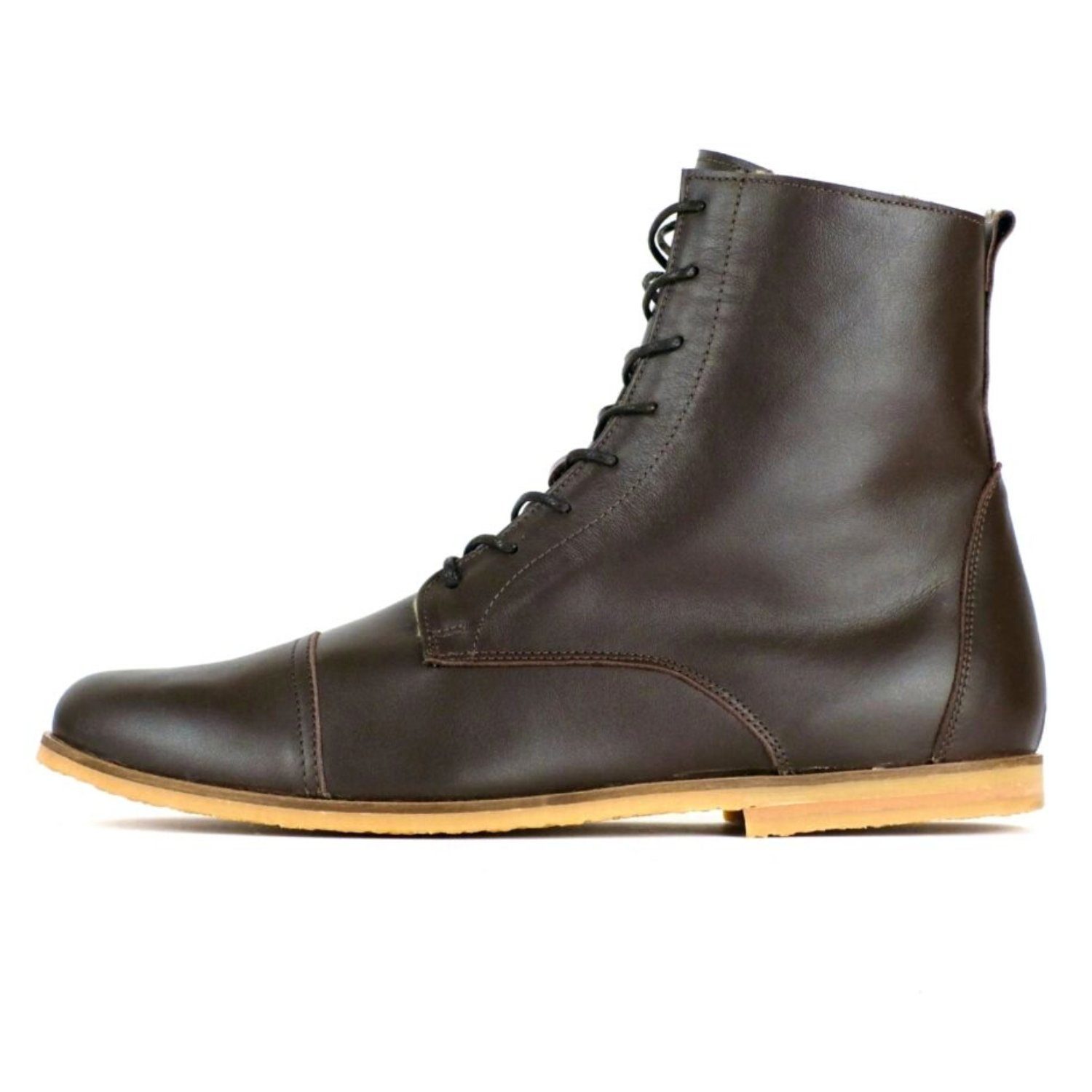 SORBAS '89 gefütterte Lederstiefel Schnürstiefel