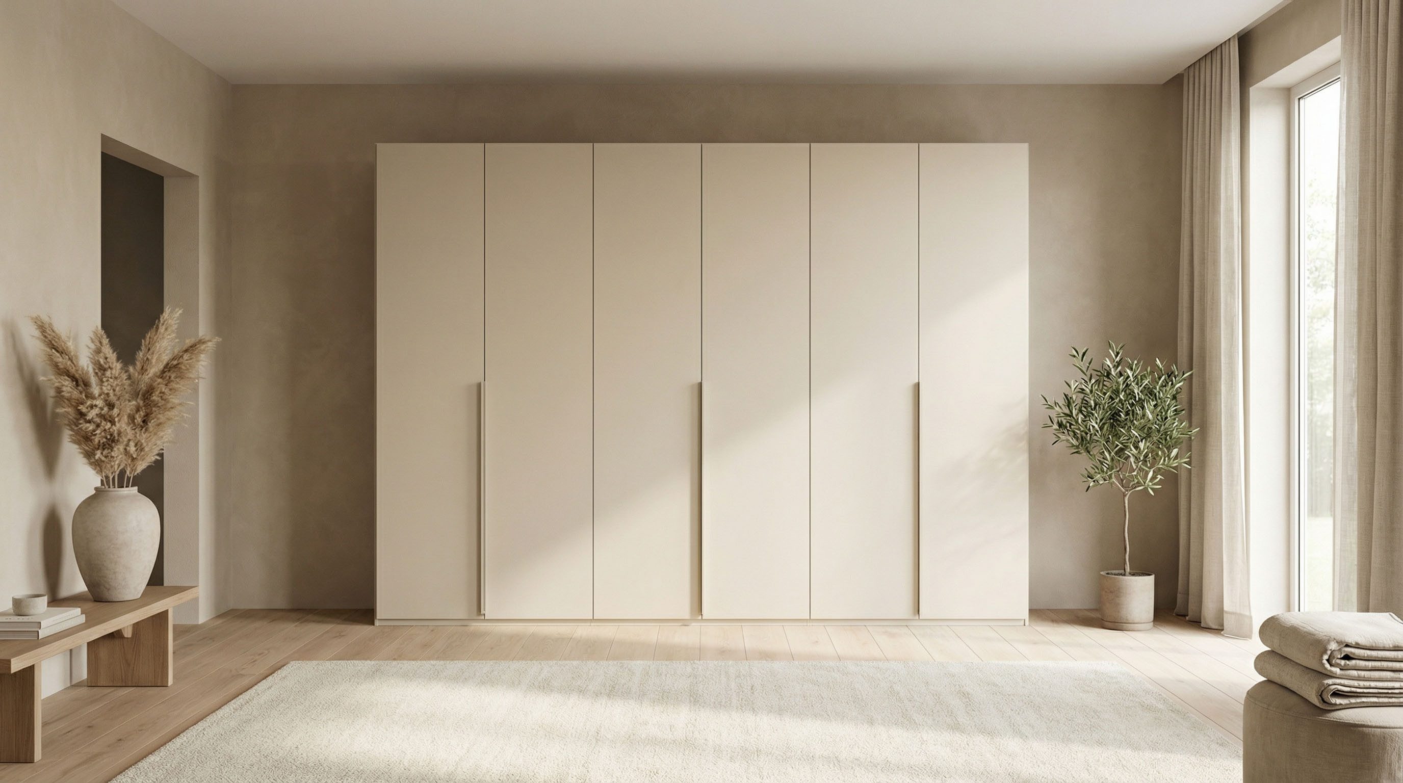 LeGer Home by Lena Gercke Kleiderschrank Schrank Garderobe Ankleide Schlafzimmer Flur SERINA Eyecatcher (3 verschiedene Ausstattungen BASIC/CLASSIC/PREMIUM (inkl. SOFT-CLOSE) in 6 Breiten (101 - 401 cm) mit Front Glas oder Dekor MADE IN GERMANY