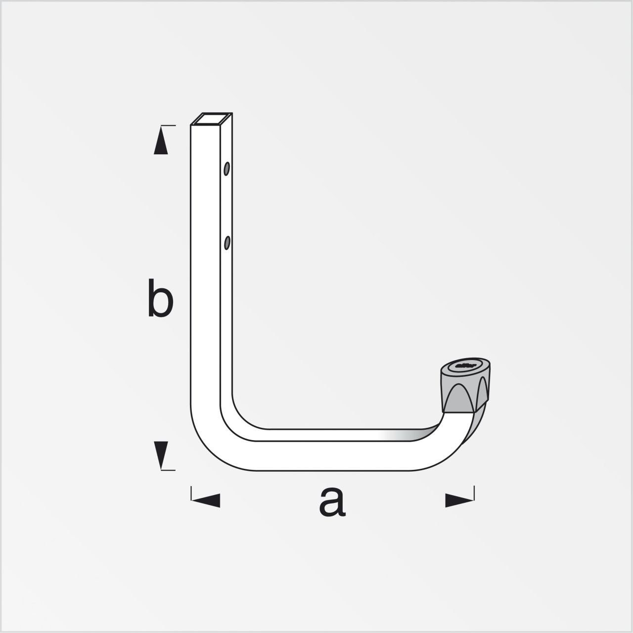 alfer Wandhaken alfer Wandhaken 250 mm 250 x 300 mm Stahl verzinkt günstig online kaufen