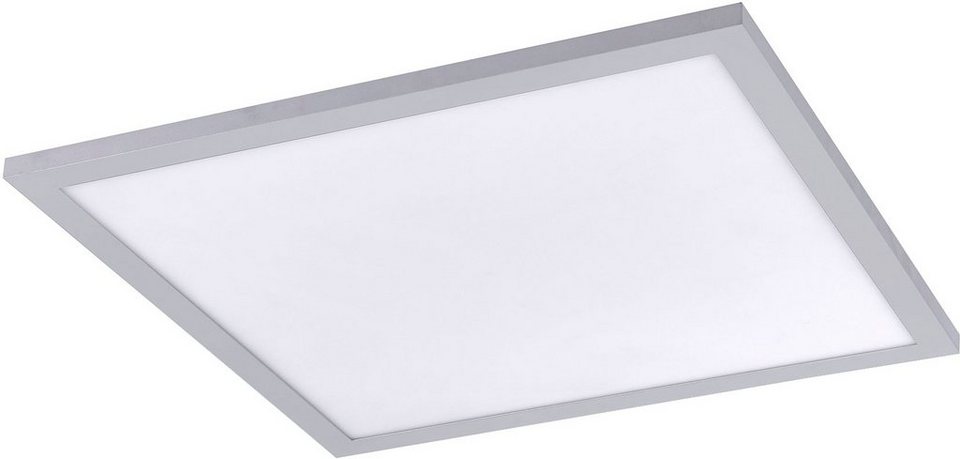 JUST LIGHT LED Panel FLAT, LED fest integriert, Warmweiß, LED Deckenleuchte,  LED Deckenlampe, Energiesparende LED-Technologie für eine effiziente  Beleuchtung