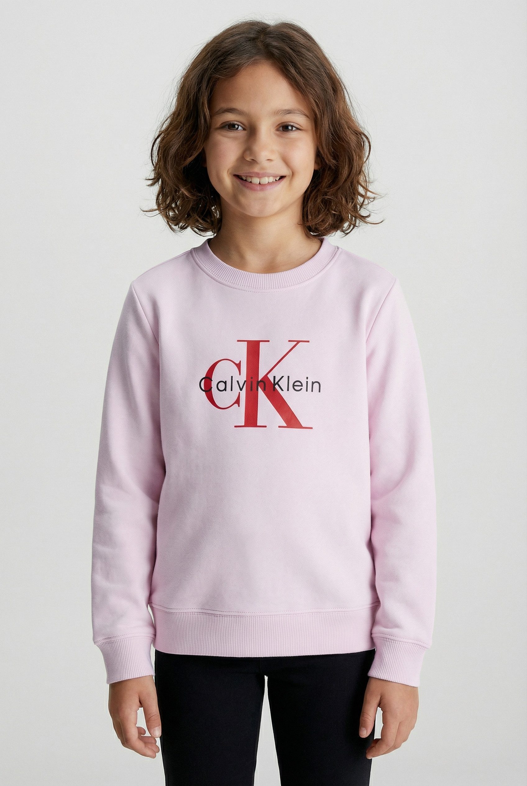 Calvin Klein Jeans Sweatshirt für Kinder bis 16 Jahre, Logo-Print
