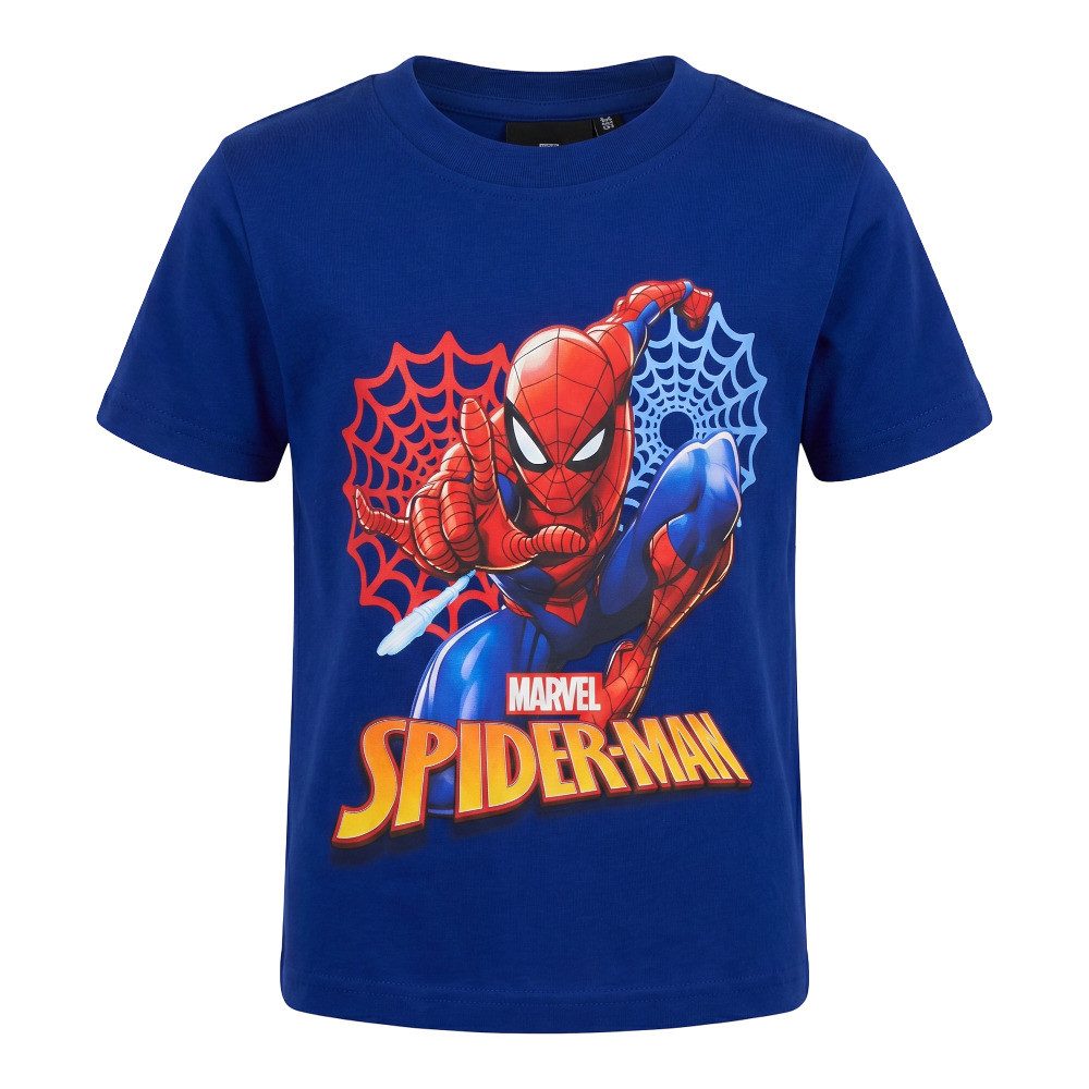 MARVEL Print-Shirt Marvel Spiderman Kinder Jungen T-Shirt Kurzarm Shirt (1-tlg) Gr. 98 bis 128 - 100% Baumwolle