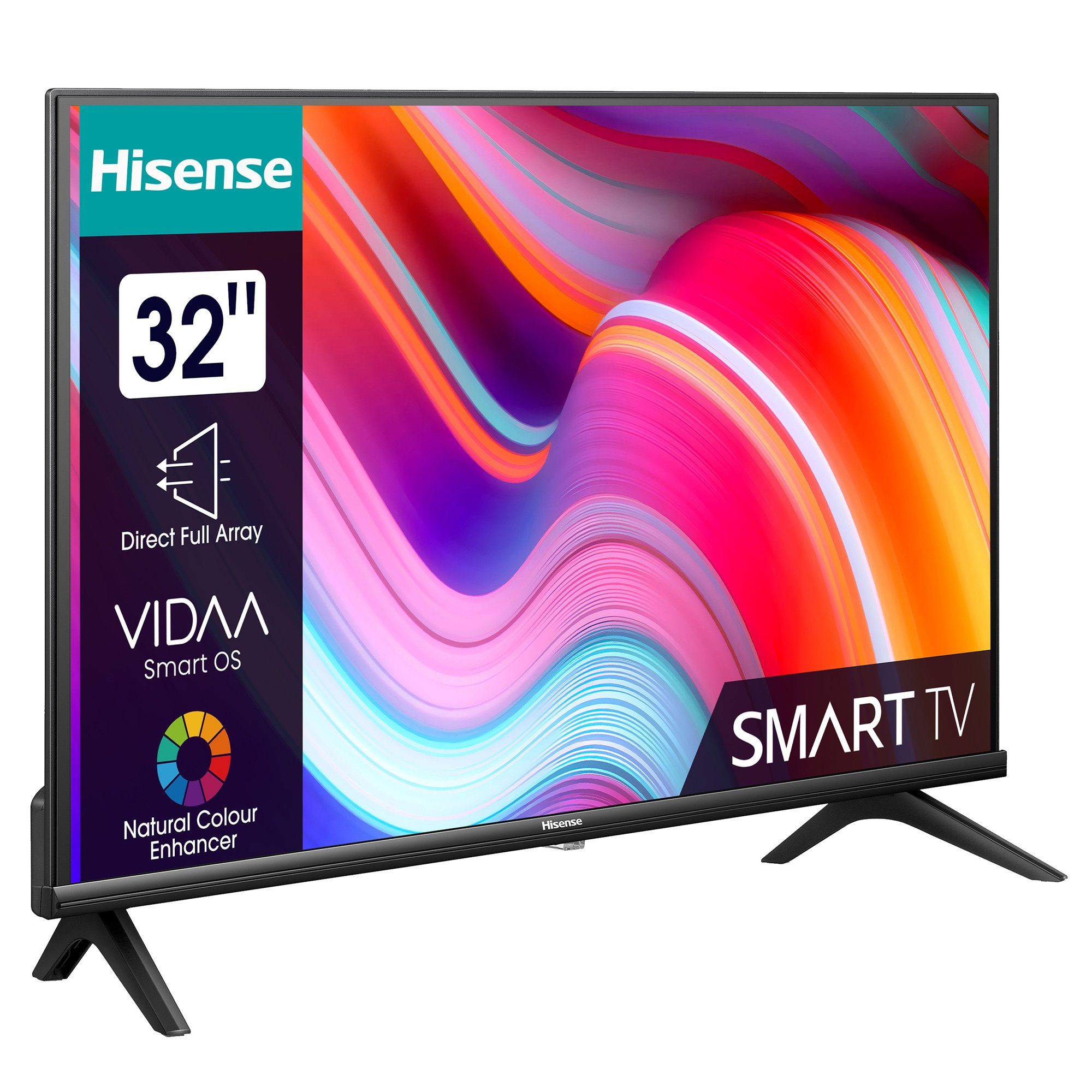 Hisense 32A4K LED-Fernseher (80,00 cm/32 Zoll, HD Ready, Smart-TV, HD Ready, Triple Tuner, VIDAA U6, DLED)