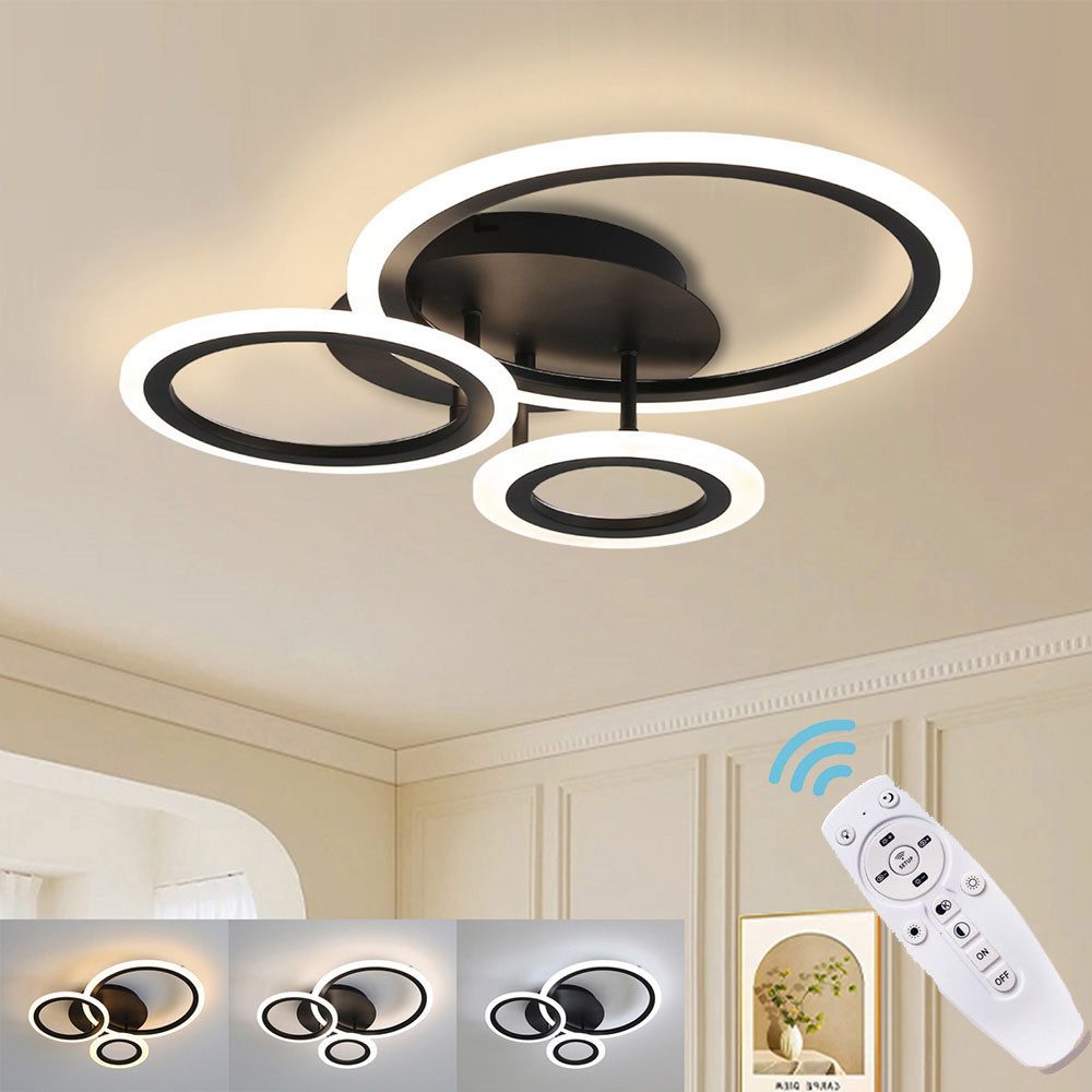 Lapamax LED Deckenleuchte LED Deckenleuchte Dimmbar Deckenlamape mit Fernbe günstig online kaufen