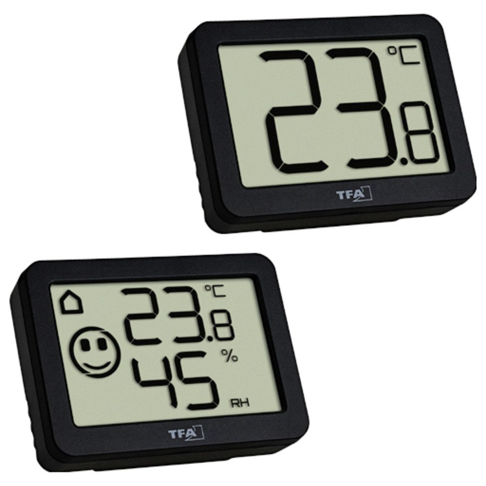 TFA Dostmann Hygrometer TFA Dostmann Thermo-/Hygrometer Schwarz