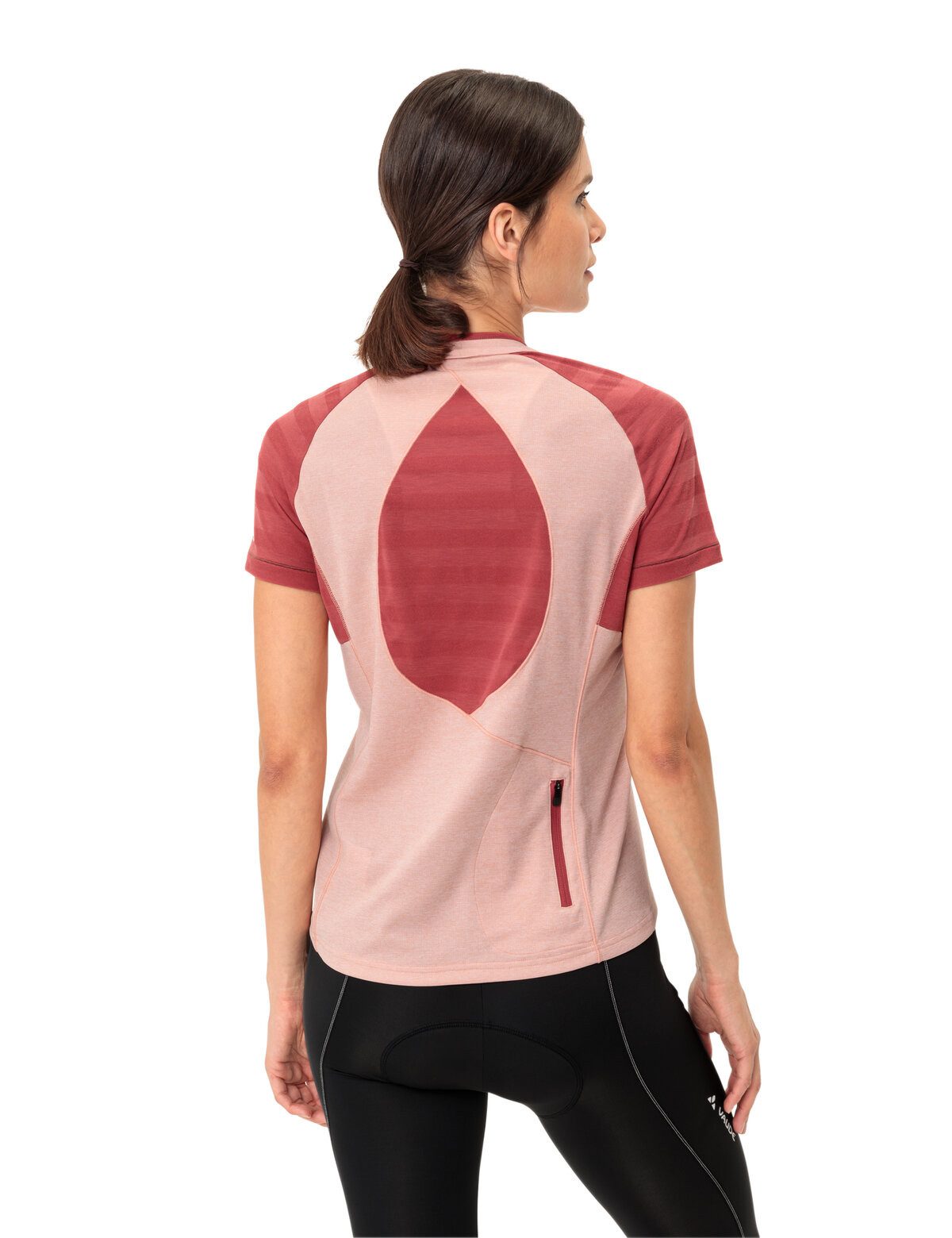 VAUDE Radtrikot Fahrradshirt mit Materialeinsätzen günstig online kaufen