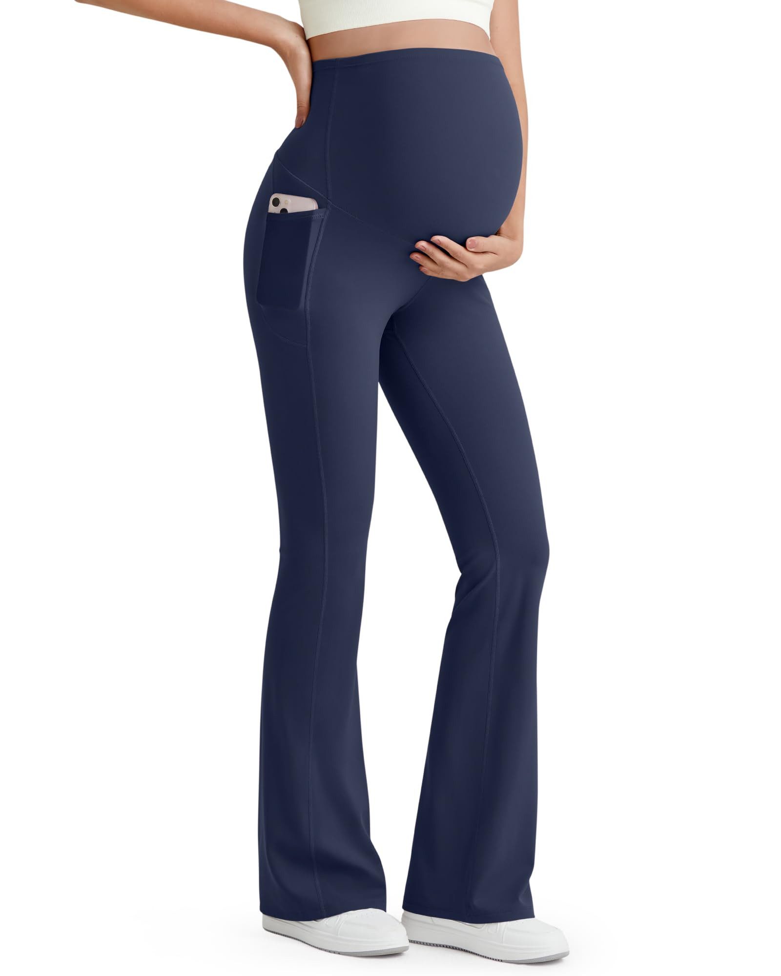 G4Free Umstandshose G4Free Damen Umstandsleggings Schlaghose günstig online kaufen