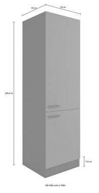 OPTIFIT Hochschrank Bella Breite 60 cm, Höhe 206,8 cm, 5 Fächer