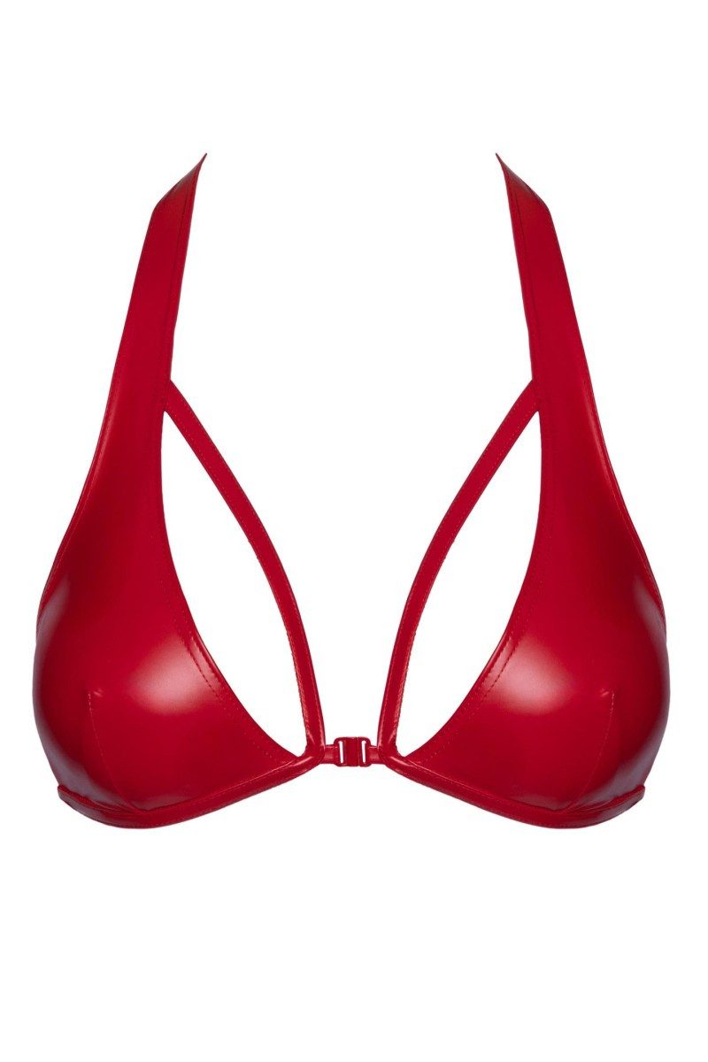 Noir Handmade Sport-BH BH in rot - 2XL