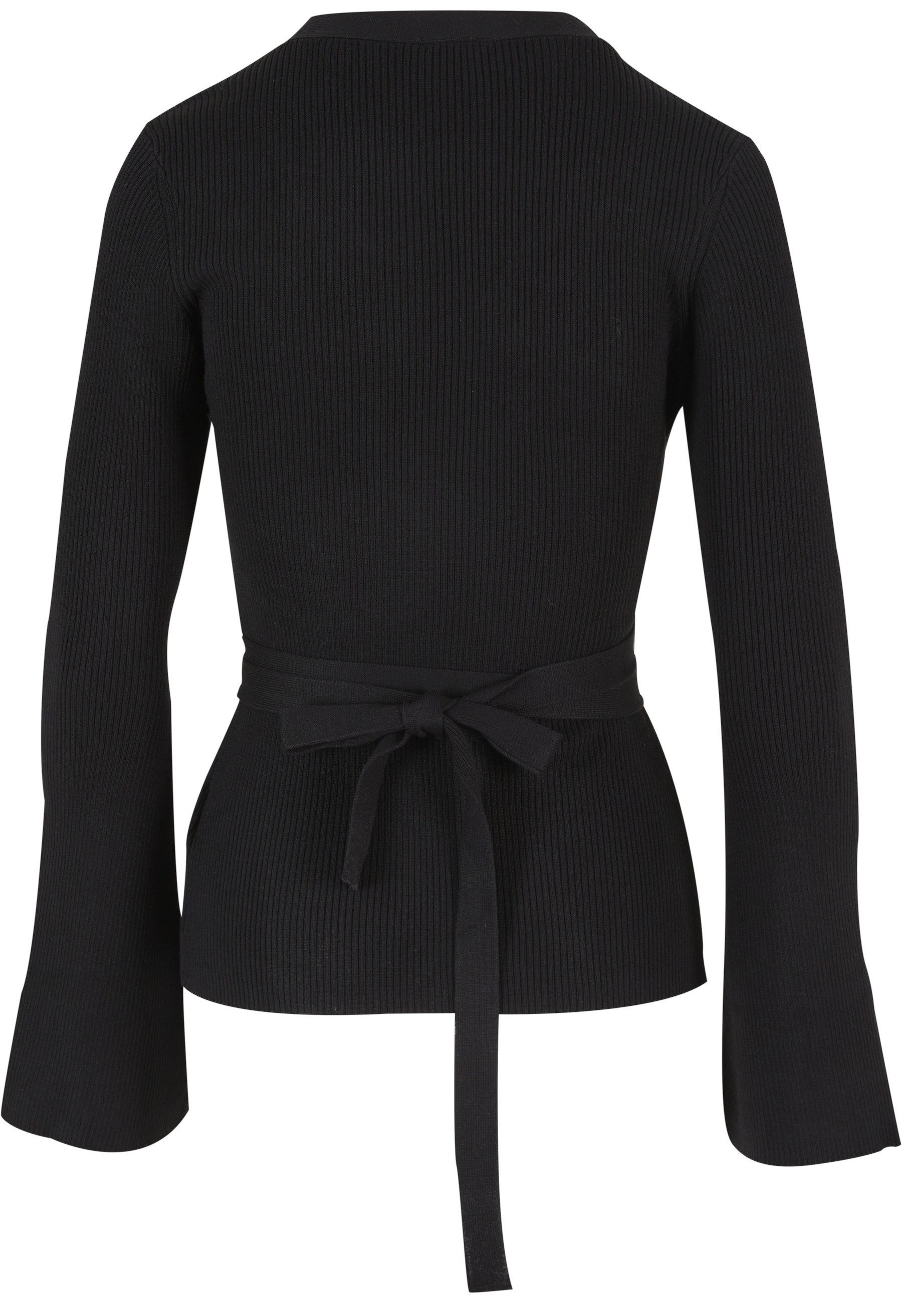 URBAN CLASSICS Cardigan Urban Classics Damen Ladies Rib Knit Wrapped Cardig günstig online kaufen