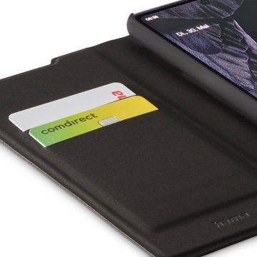 Hama Smartphone-Hülle Booklet für Google Pixel 7a, Farbe Schwarz, klappbar, Magnetverschluss, Mit Standfunktion und Einsteckfächer