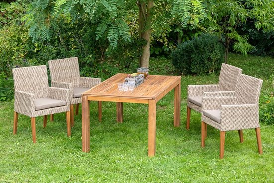 MERXX Gartenmöbelset »Ranzano«, Gestell aus langlebigem Aluminium