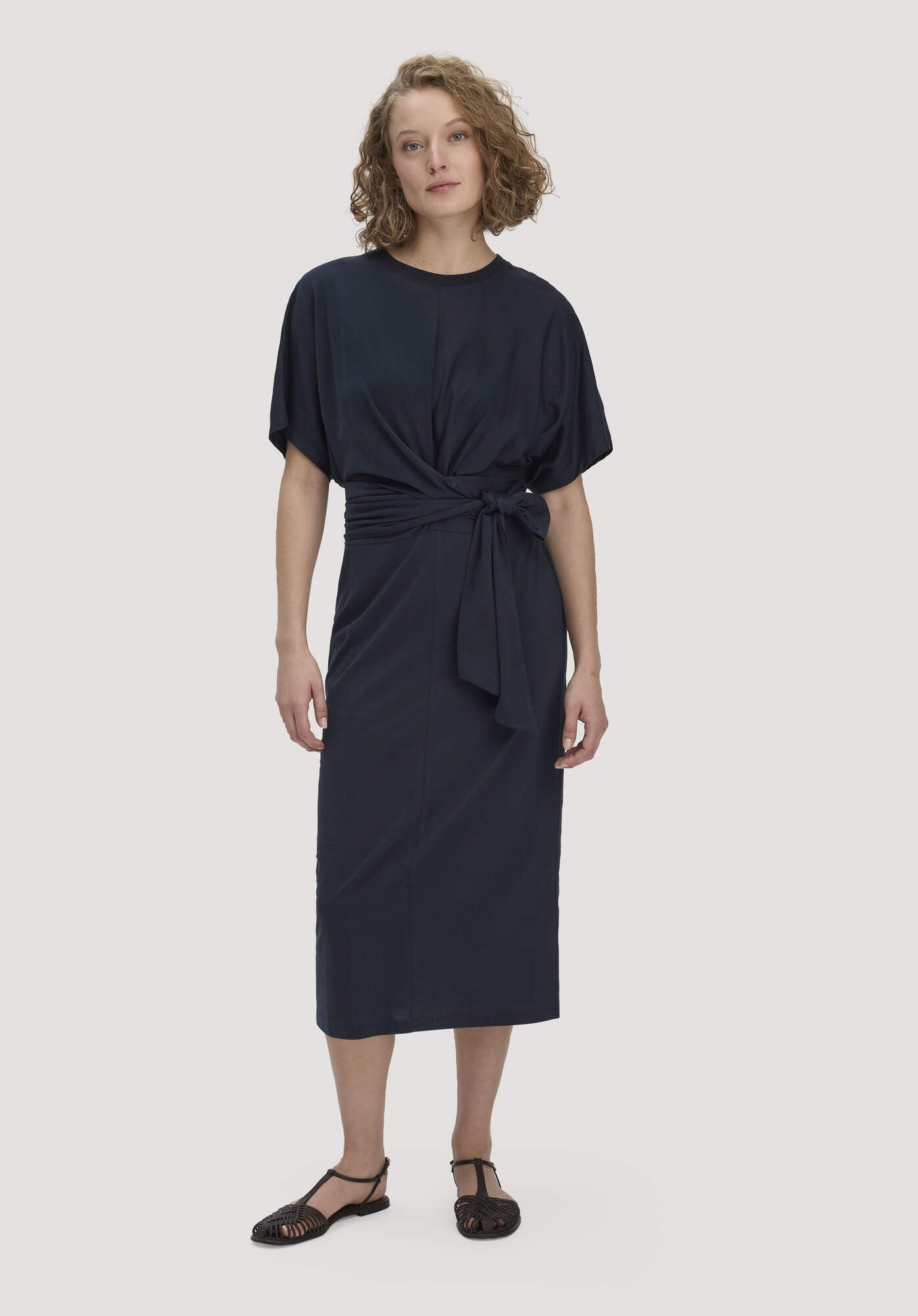 Hessnatur Jerseykleid Oversize aus reiner Bio-Baumwolle (1-tlg)