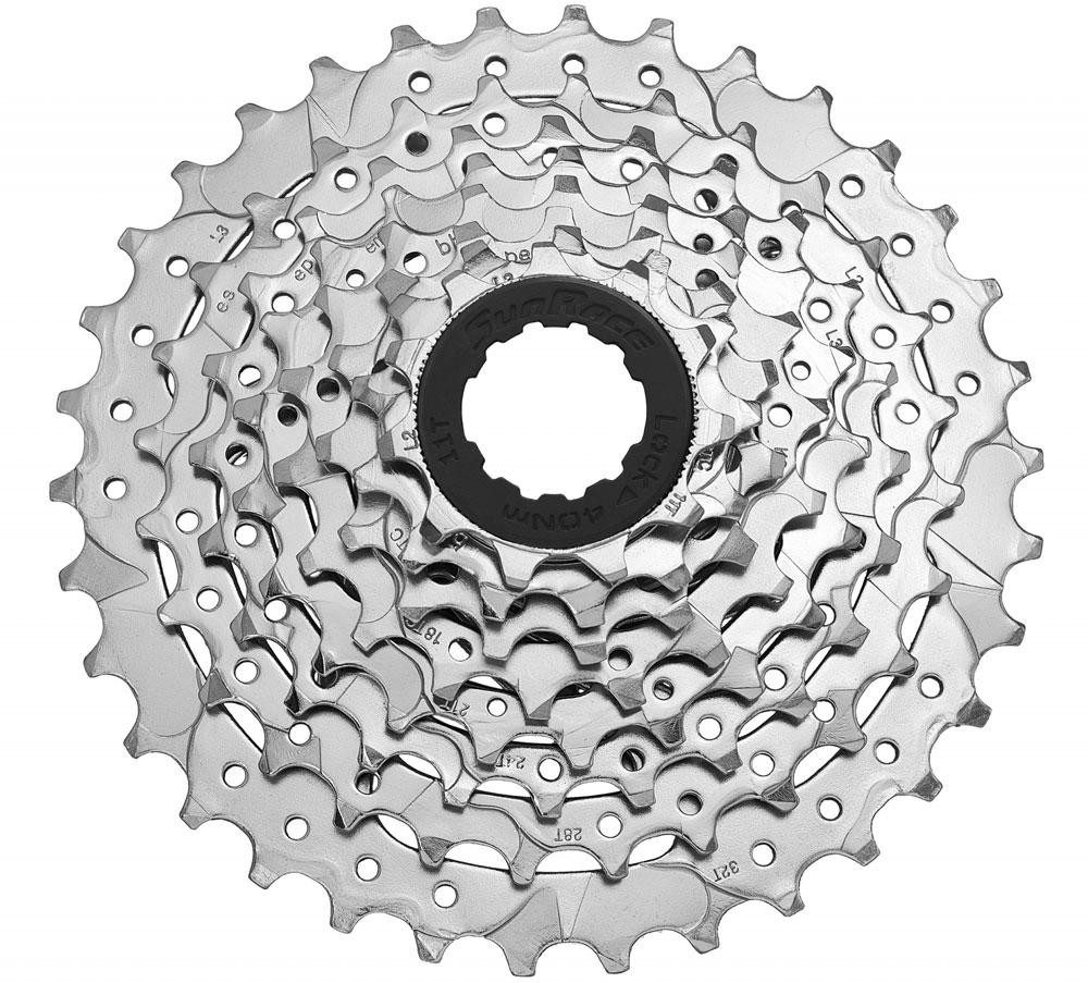 Zahnkranz SUNRACE Zahnkranzkassette 8-fach 11-32 Zähne - MTB Kassette mit Nickel