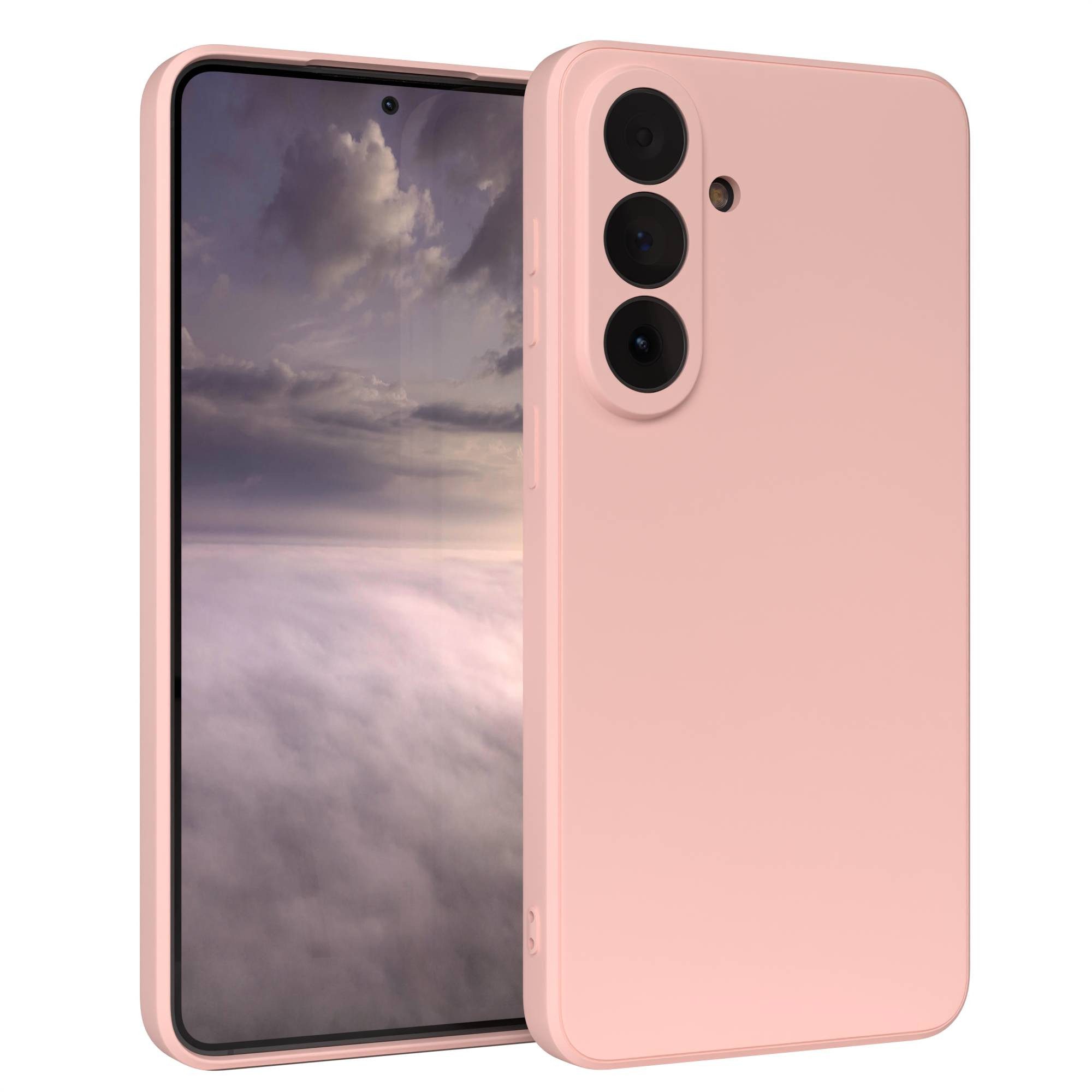 EAZY CASE Handyhülle TPU Hülle für Samsung Galaxy S26 Plus 6,7 Zoll, Hülle mit Kameraschutz Bumper Case Silikonschutzhülle Rosa / Altrosa