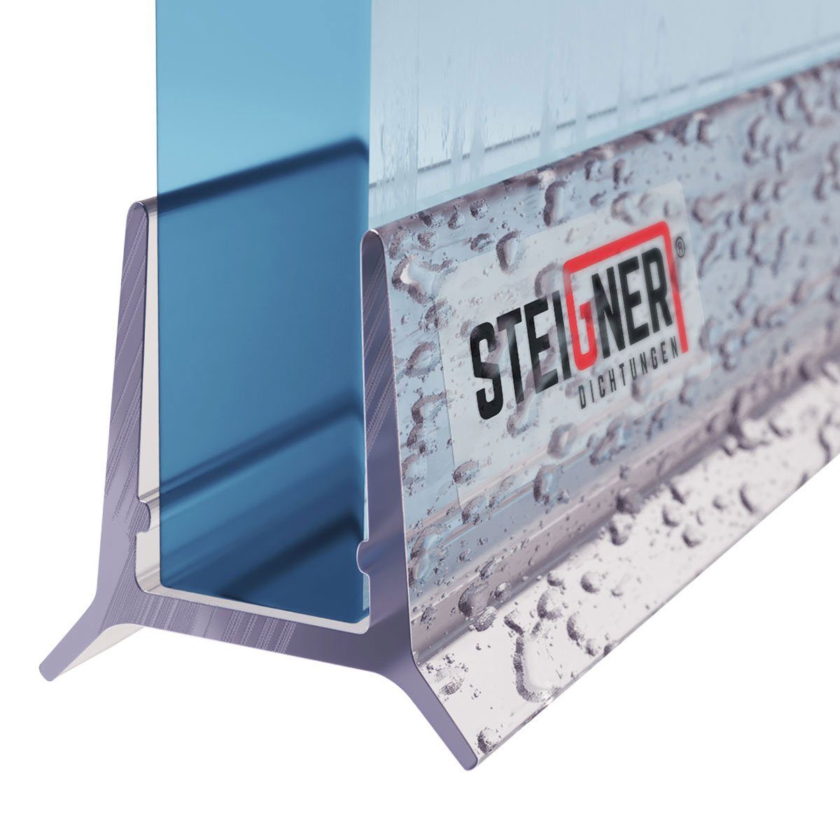 Duschdichtung 30cm Gerade PVC Ersatzdichtung für Dusche