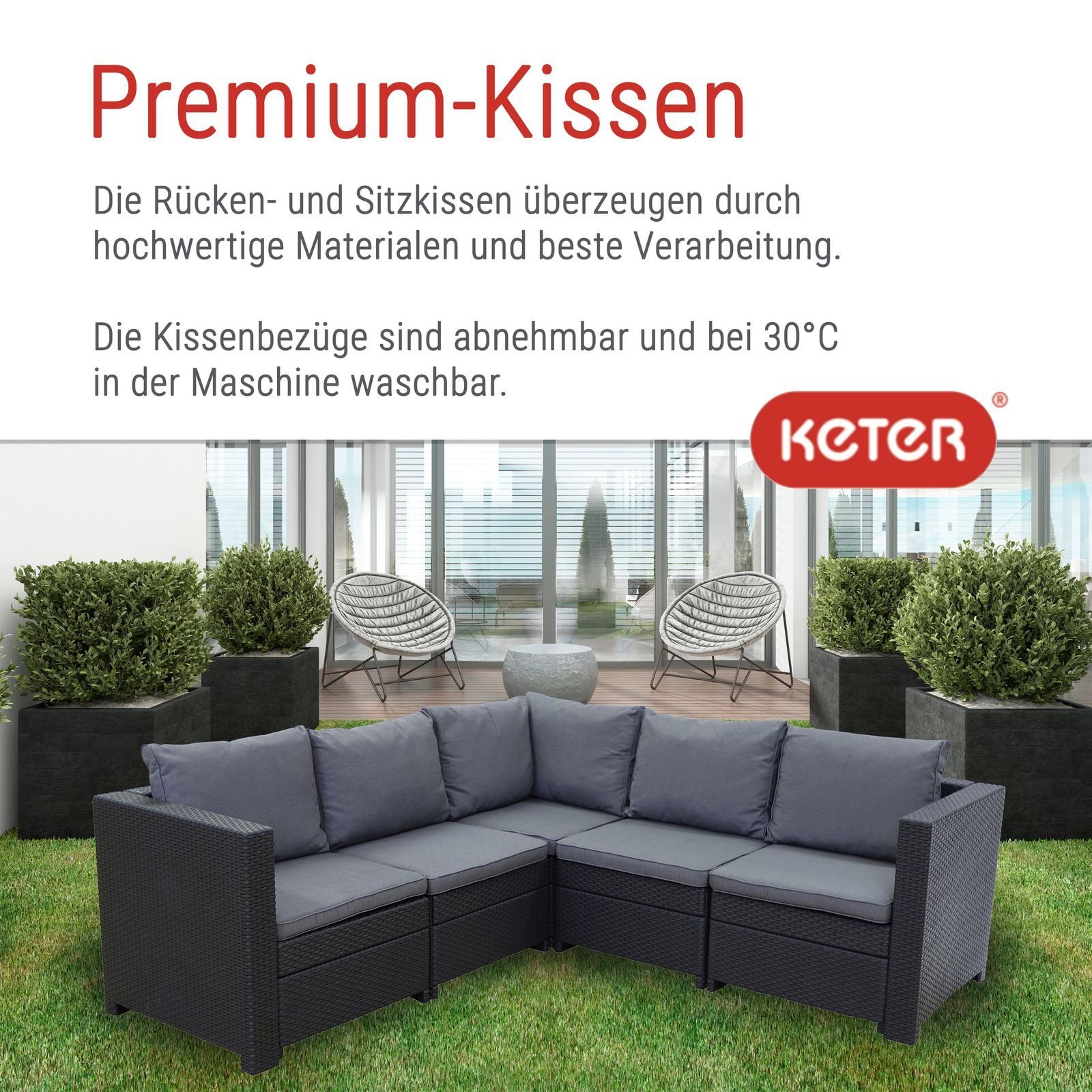 Keter Loungeset Loungeset Provence mit Sessel günstig online kaufen