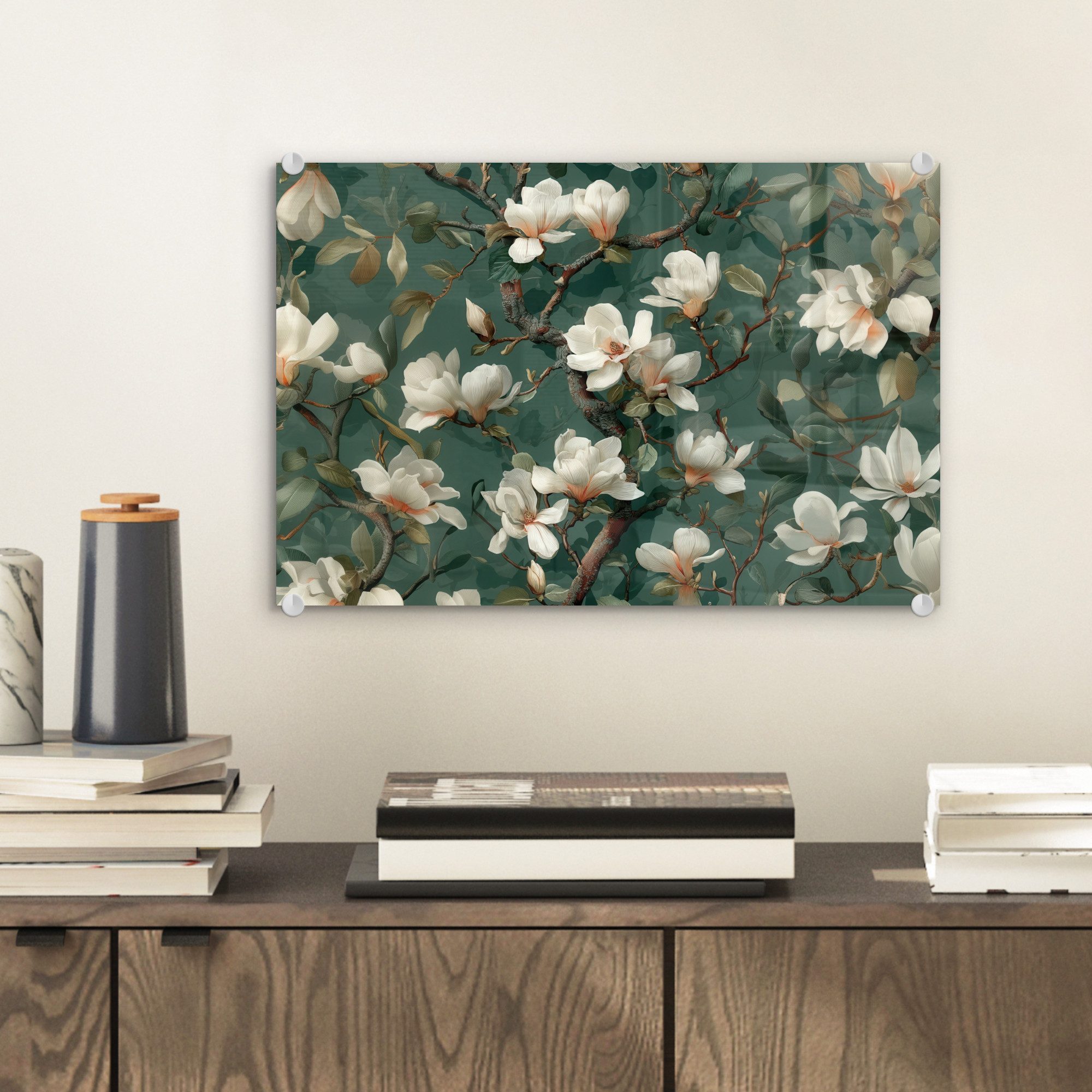 MuchoWow Acrylglasbild Blumen - Zweige - günstig online kaufen