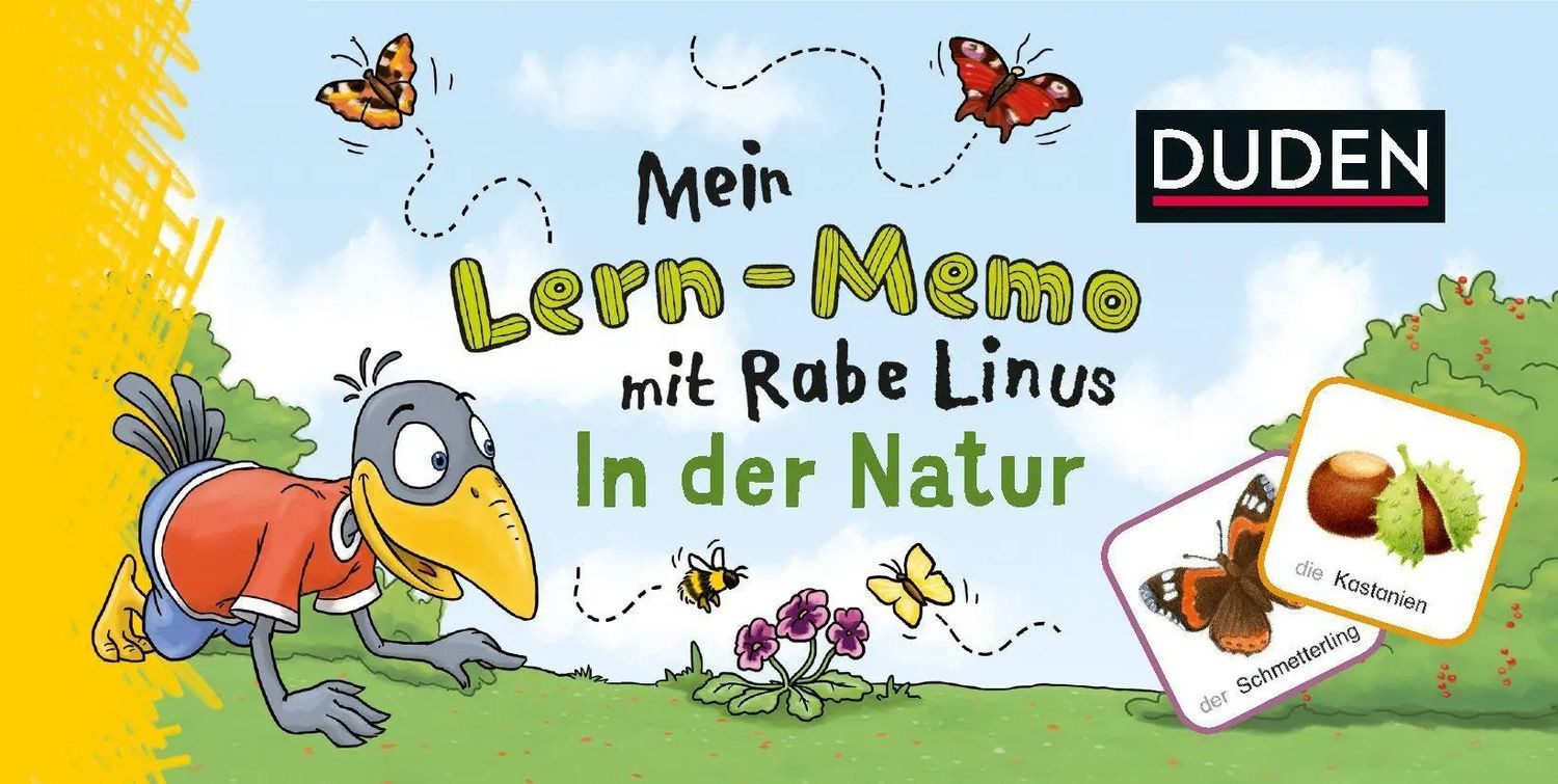 Duden Spiel Mein Lern-Memo mit Rabe Linus - In der Natur