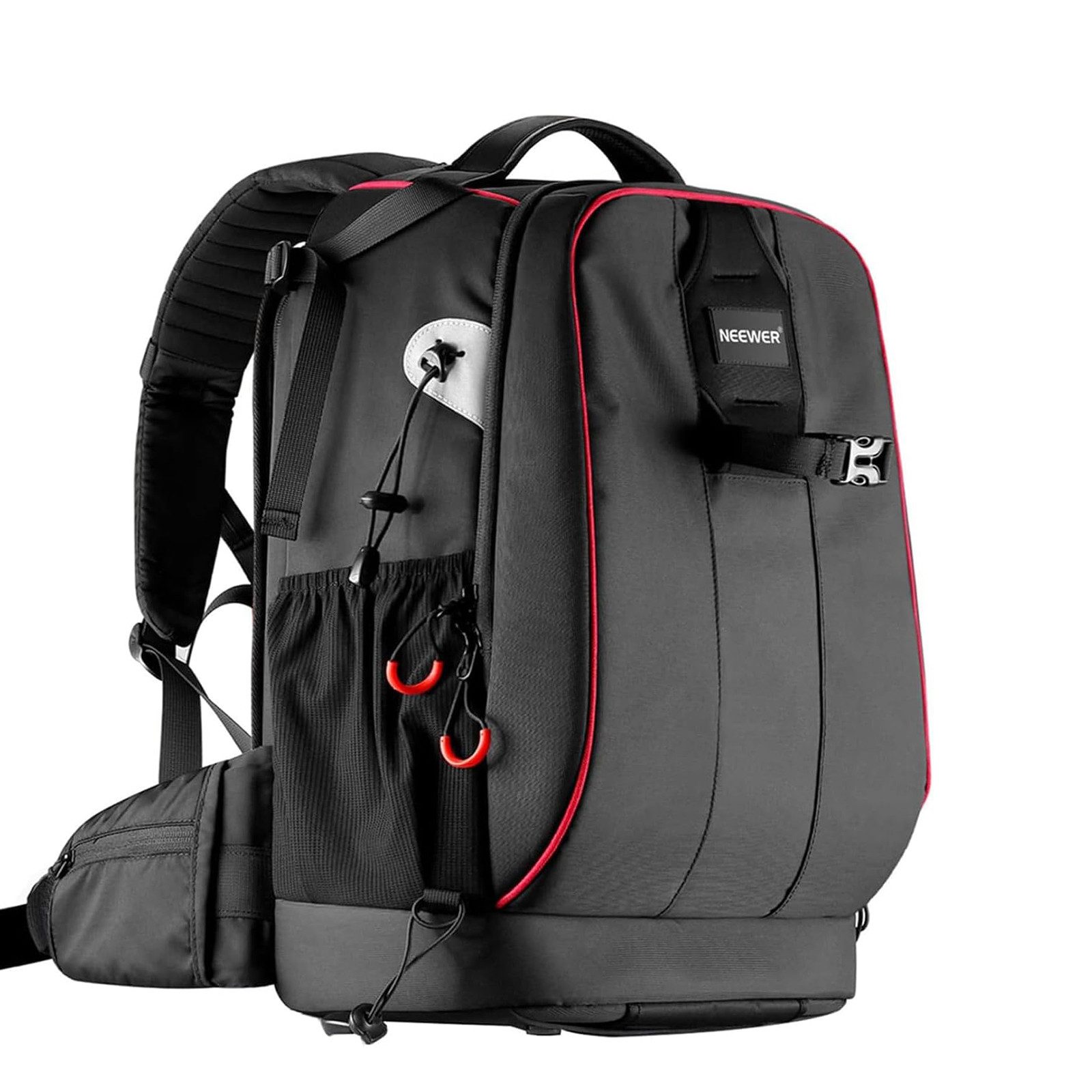 Neewer Kameratasche NW-XJB-D2330-R Wasserdichter Kamerarucksack, Stoßfest, Verstellbarer (Packung), mit Zahlenschloss, Gepolsterter, für DJI Drone DSLR Objektiv Zubehör
