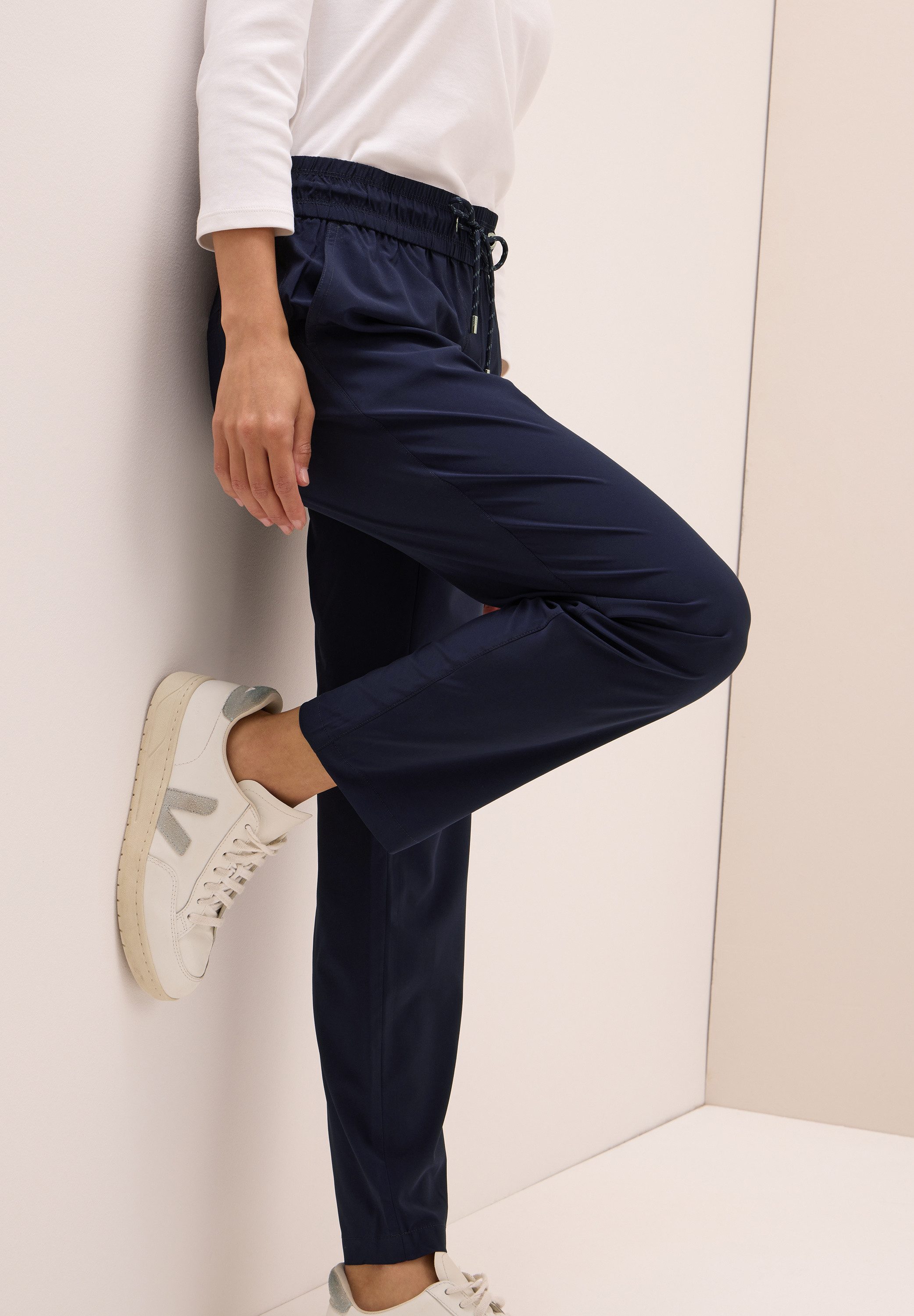 CECIL Stoffhose Style Tracey Light mit elastischem Bund und Tunnelzug günstig online kaufen