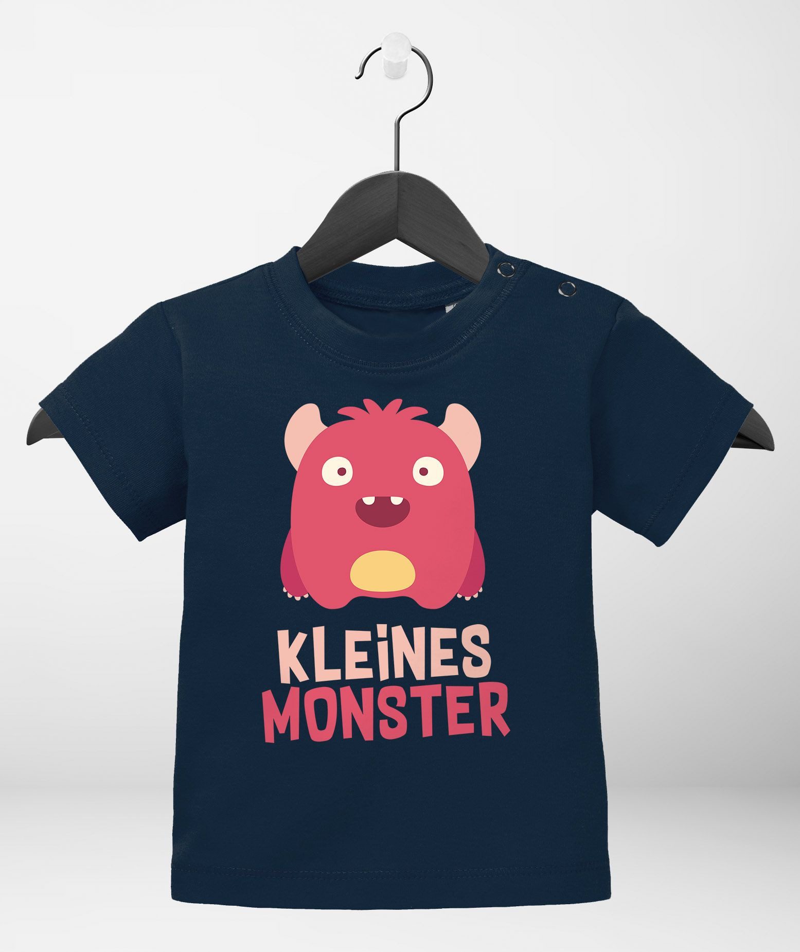 Print-Shirt Baby T-Shirt kurzarm Print Kleines Monster lustig witziges Geschenk