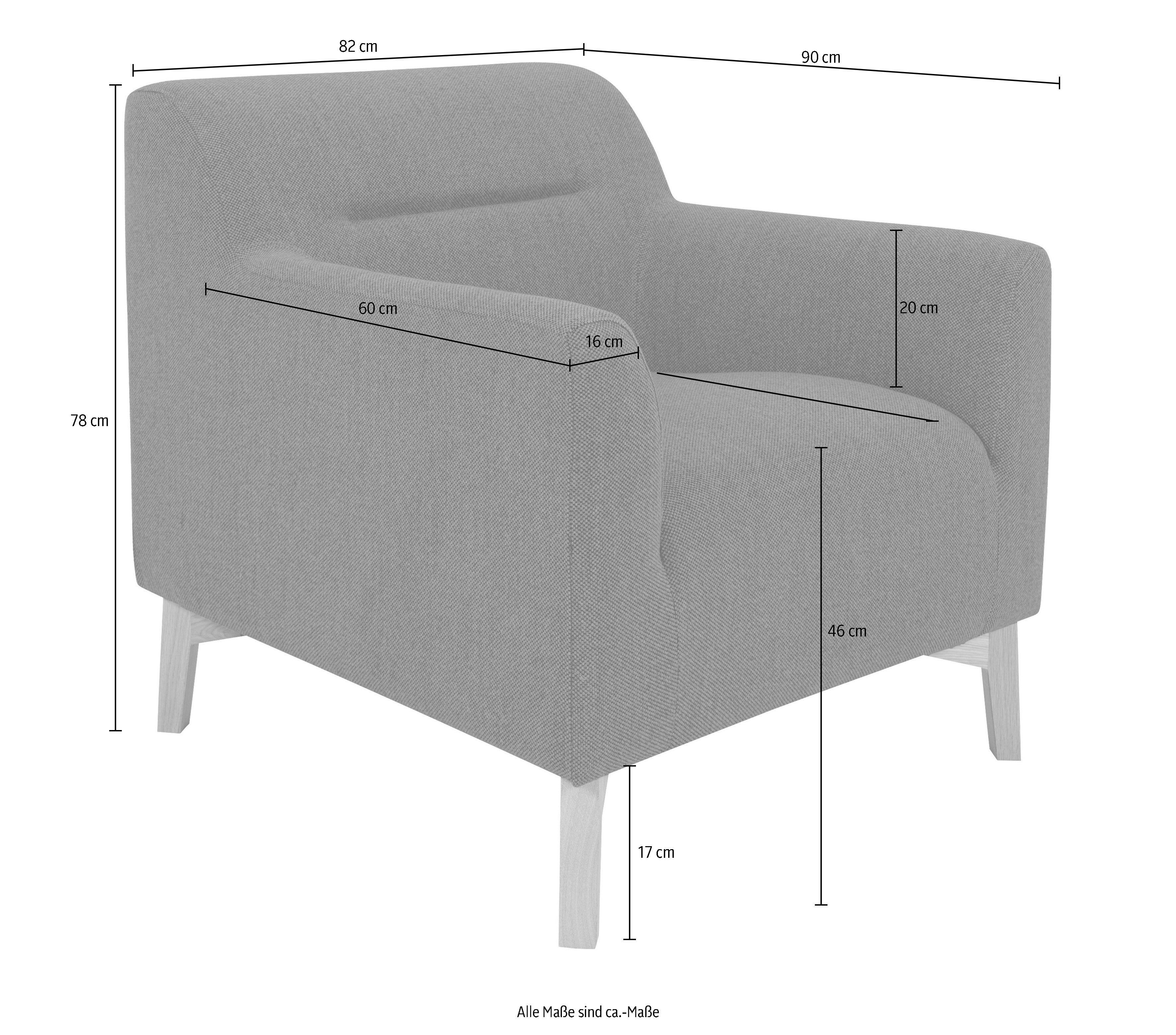 andas Sessel Sitzkomfort, schöne Kiruna, bequemer Serienergänzung
