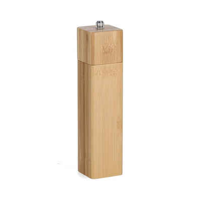 Zeller Present Salzmühle Salz- oder Pfeffermühle Holz eckig 21,7 cm, (1 Stück), Zeller Present Salz- oder Pfeffermühle Holz eckig 21,7 cm