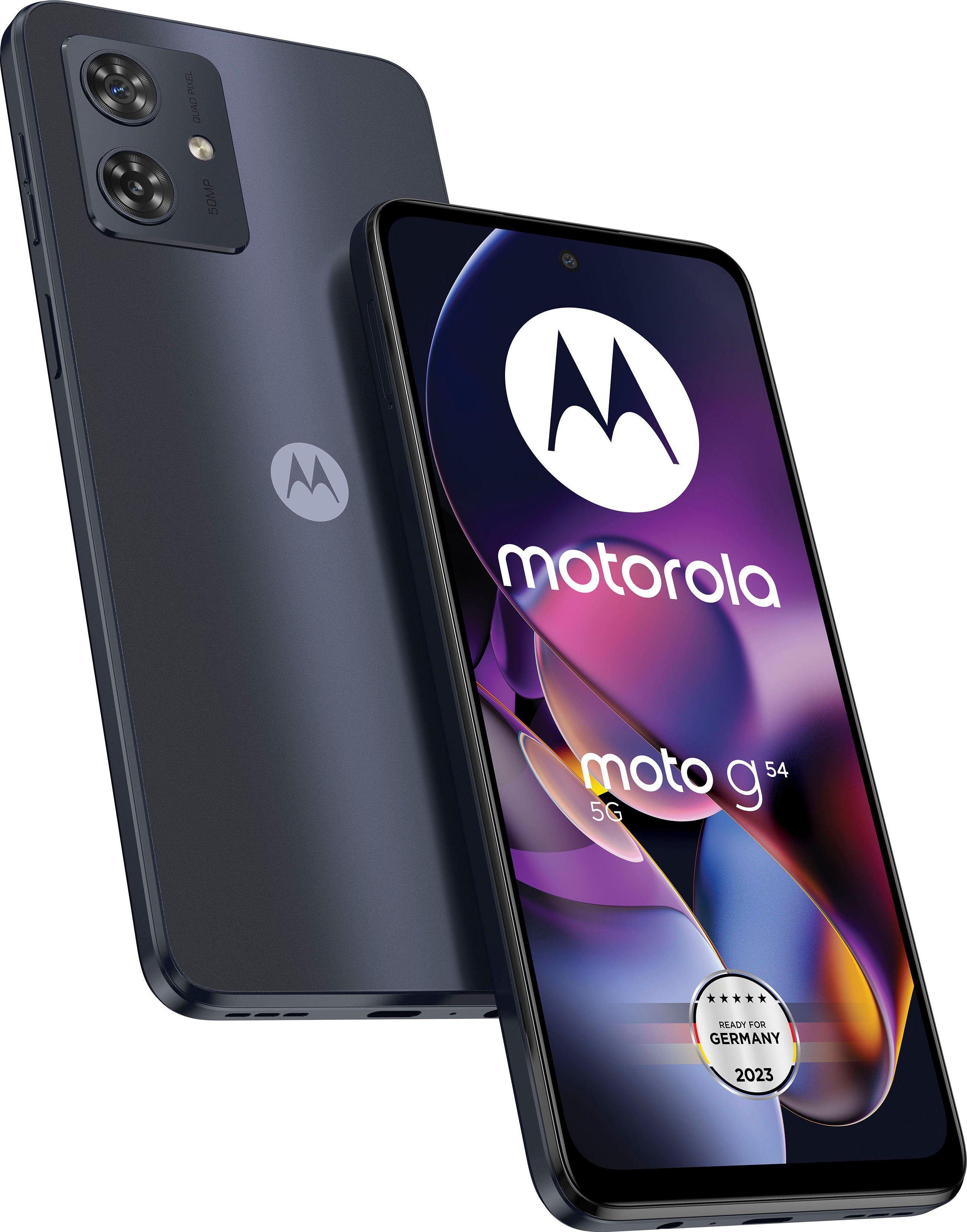 Motorola moto g54 Smartphone (16,51 cm/6,5 Zoll, 256 GB Speicherplatz, 50 MP Kamera) midnight blue