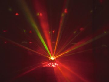 EUROLITE Discolicht BCW-4 RGB Pilzkopf Lichteffekt mit Musiksteuerung und tollen Effekten