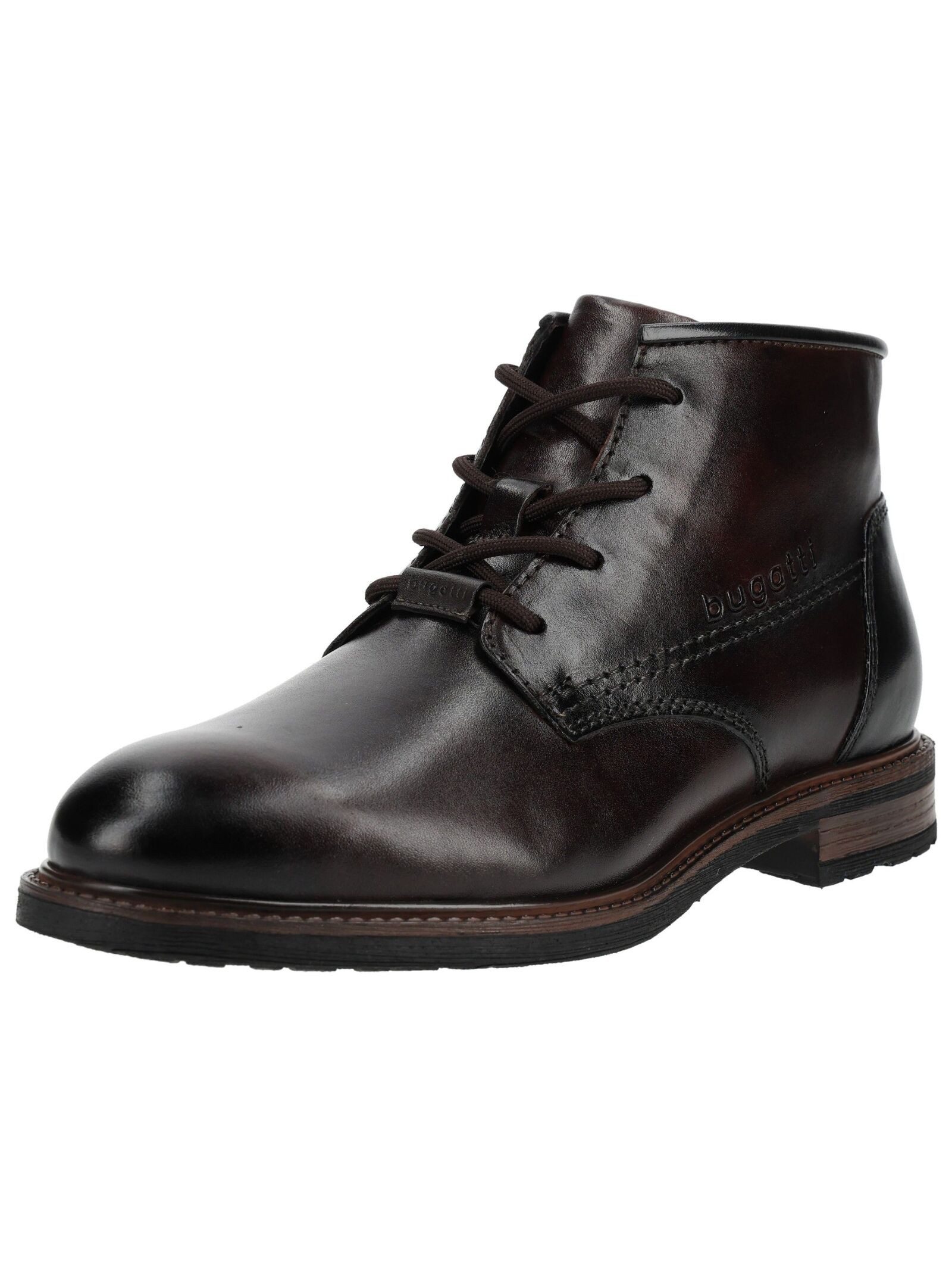 bugatti bugatti Stiefelette Leder Schnürstiefelette