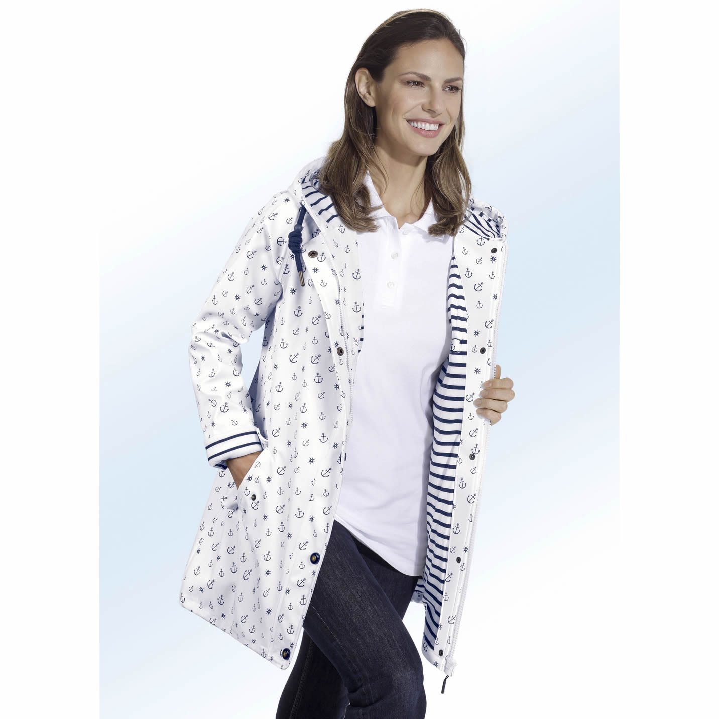 ankerglut Regenjacke "Friesennerz ANKERGLUTZAUBER", auch in Großen Größen e günstig online kaufen