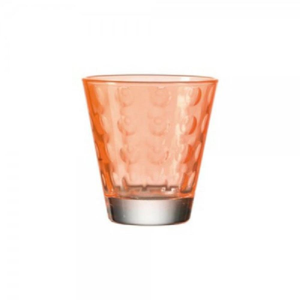 LEONARDO Leerglas Leonardo Trinkglas Granita Orange (Klein)