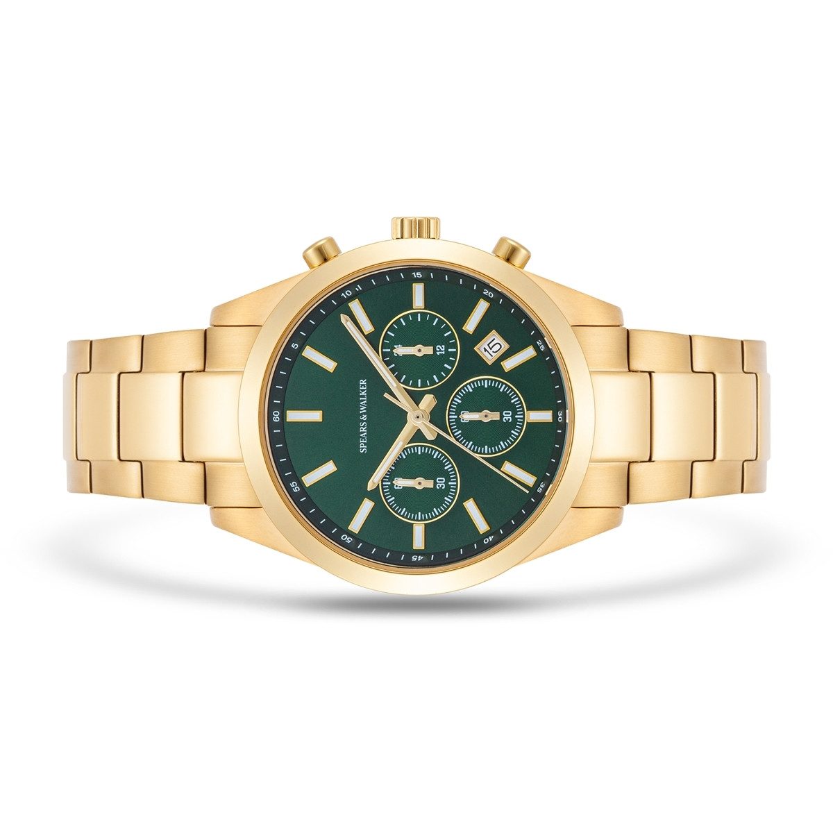 Spears & Walker Chronograph gelbgold