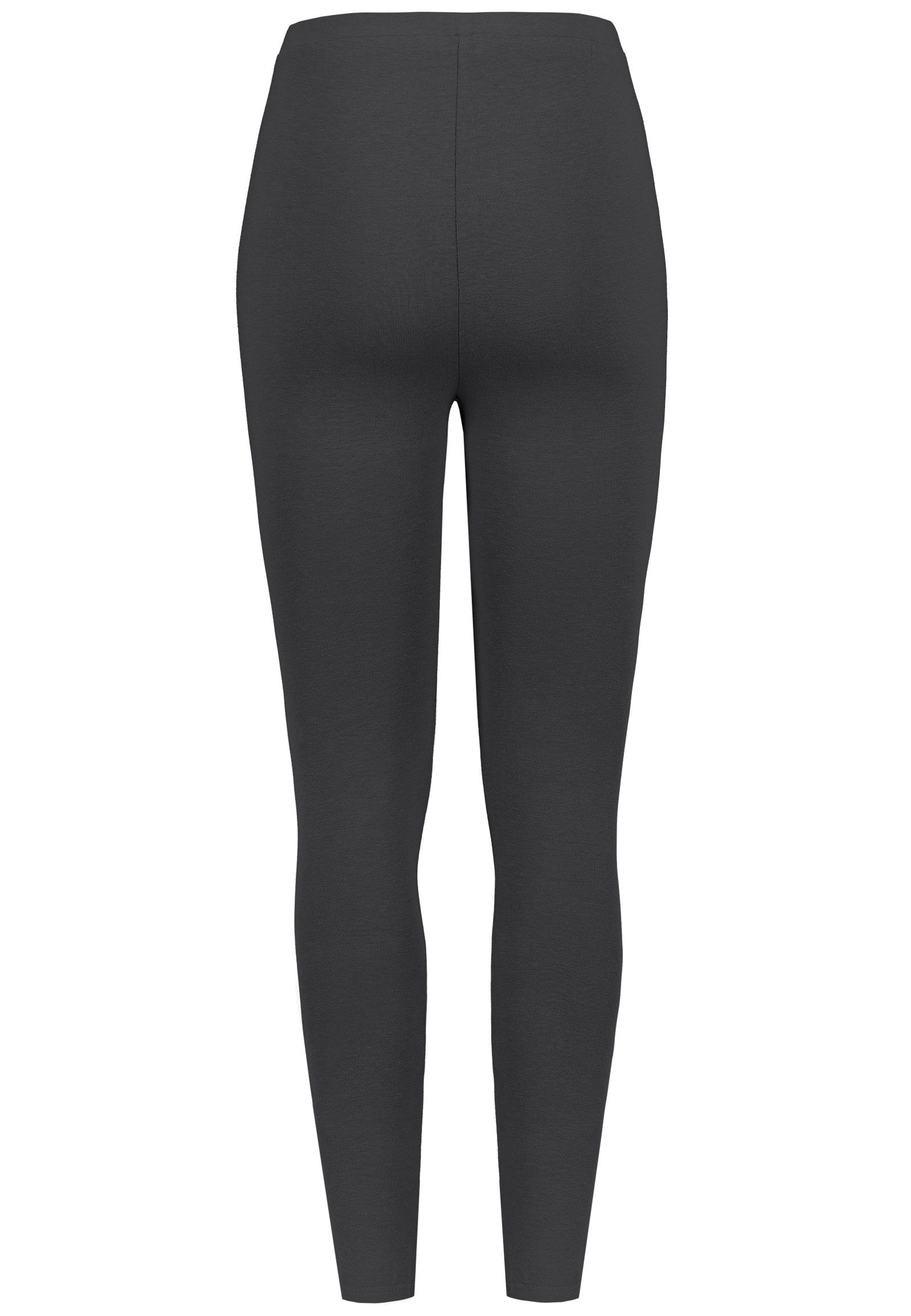 SUBLEVEL Leggings 3er-Pack hoher Bund elastisch für Damen (3-tlg) Baumwolle Skinny fit unifarben elastisch durchgehend – Bild 5 von 5