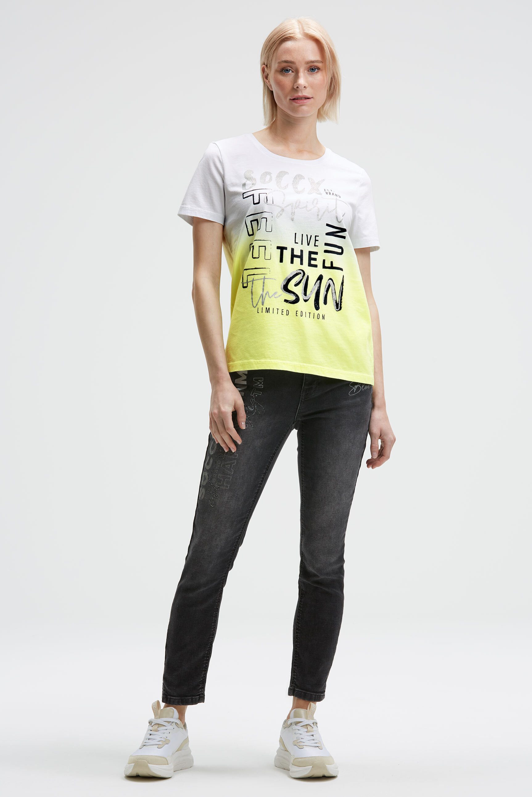 SOCCX Rundhalsshirt aus Baumwolle