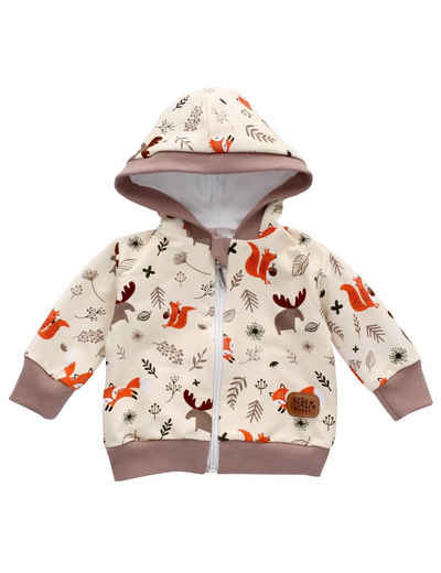 Baby Sweets Kapuzensweatjacke Jacke Waldtiere (1-tlg)