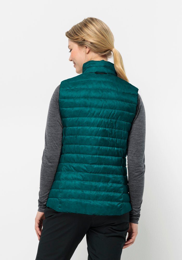 W Wolfskin DOWN VEST Daunenweste Jack sea-green PILVI