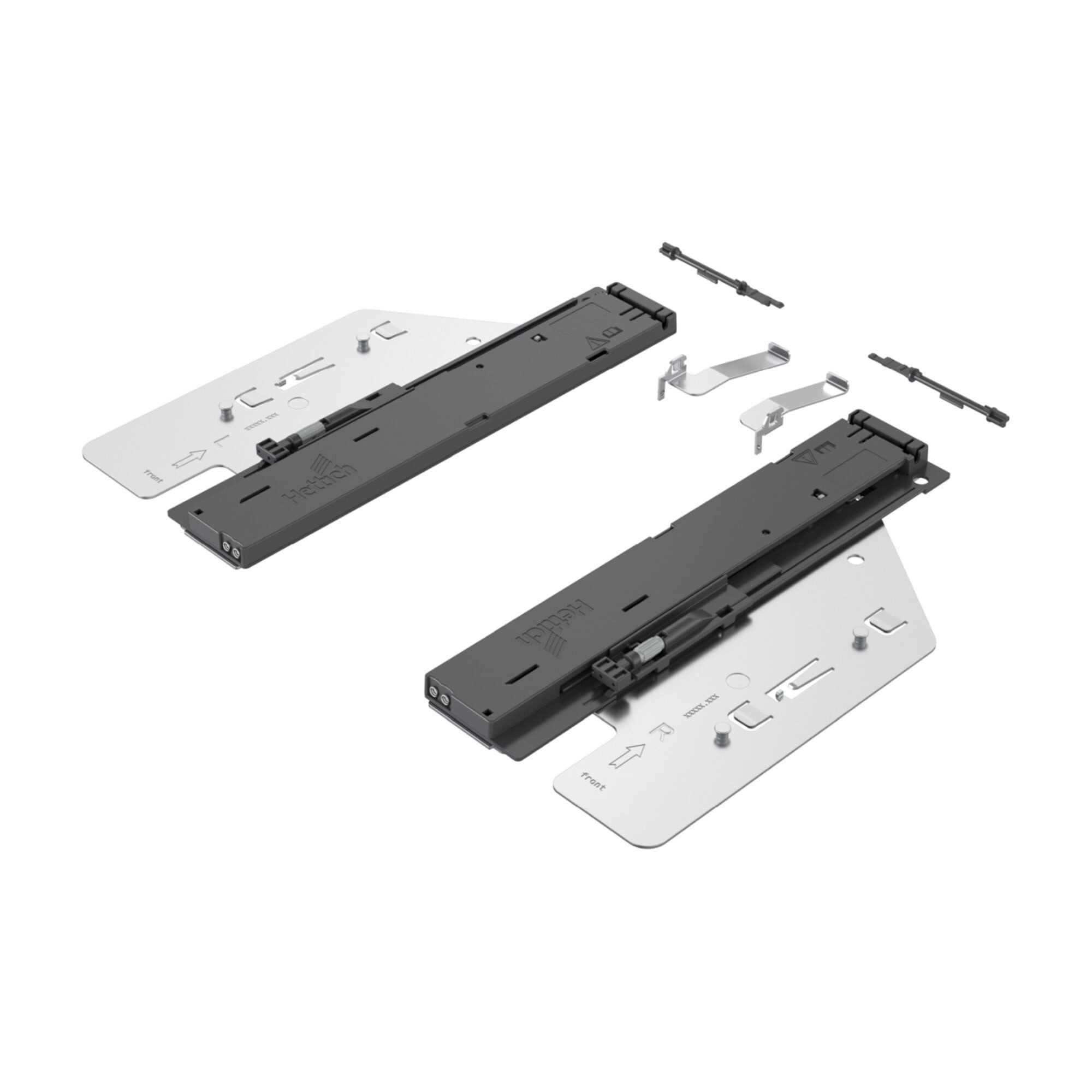 Hettich Schubkasten Hettich Öffnungssystem Push to open Silent, 8 - 20 kg, links und recht