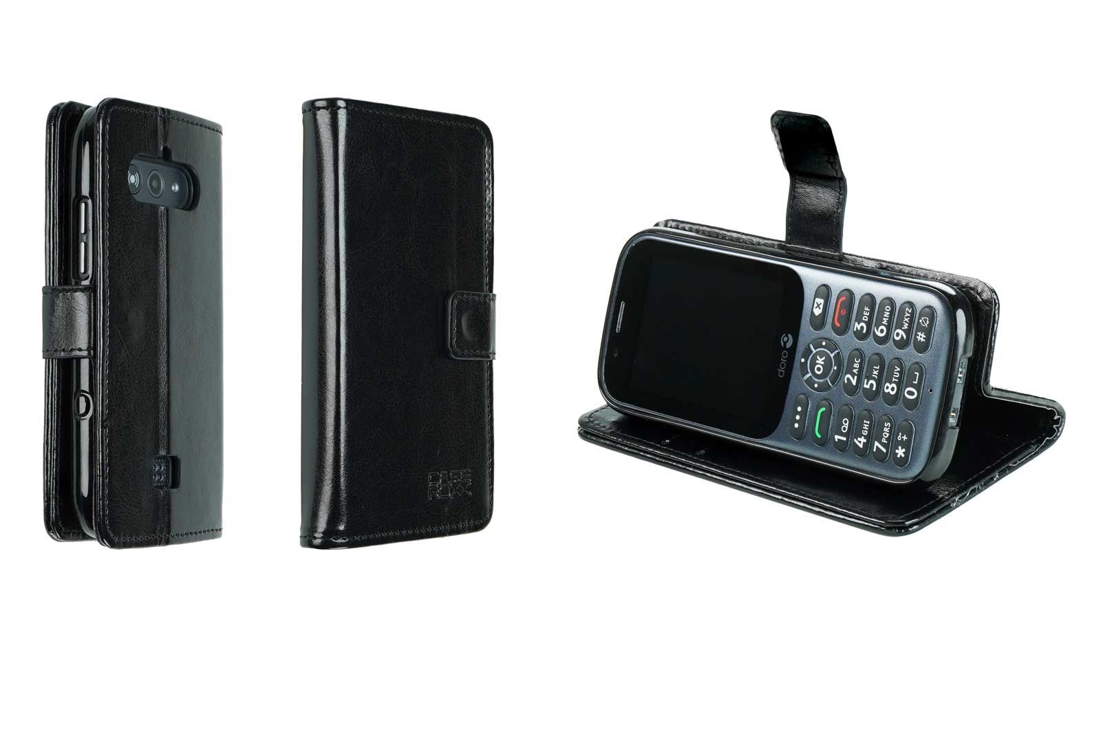 Handytasche caseroxx Handytasche Bookstyle-Case für Doro 730X