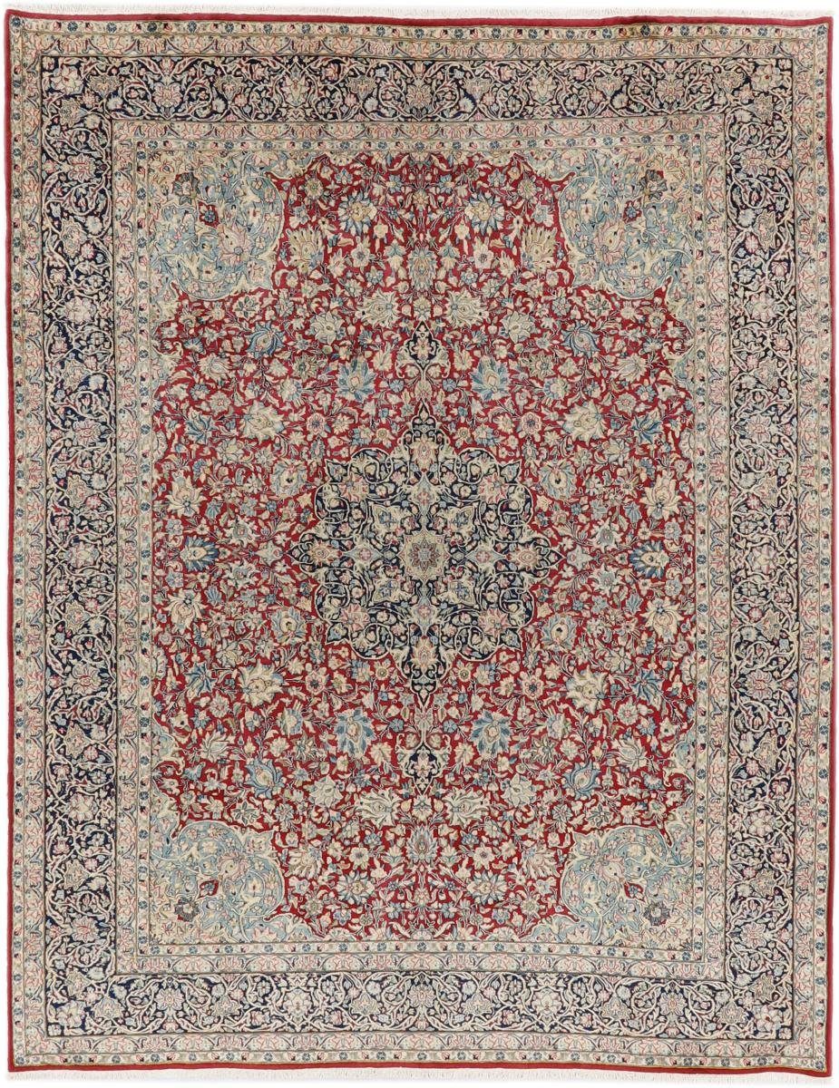 Orientteppich Kerman 289x379 Handgeknüpfter Orientteppich / Perserteppich, Nain Trading, rechteckig, Höhe: 12 mm