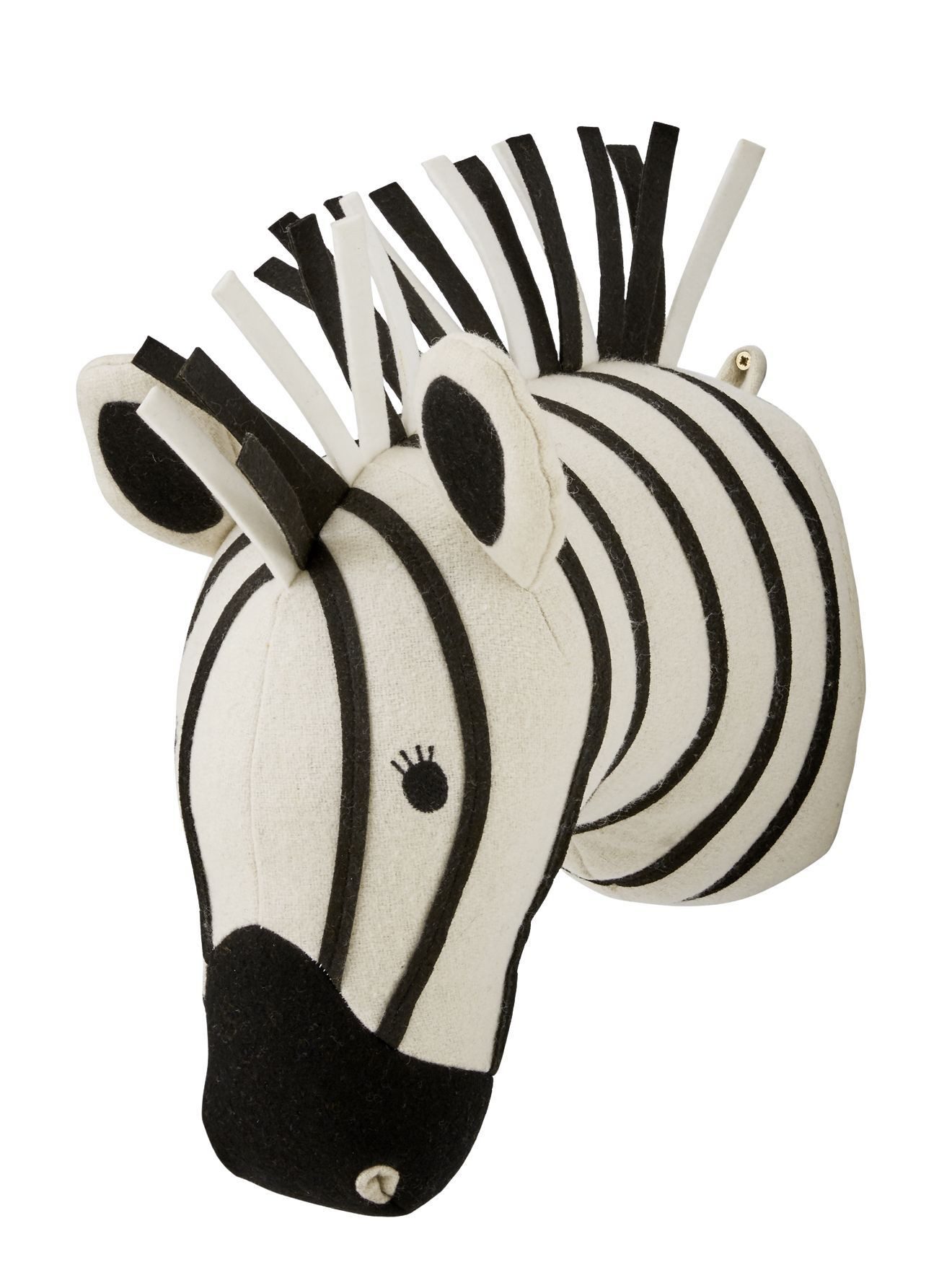 vertbaudet Wanddekoobjekt Kinderzimmer Zebrakopf Wanddekoration