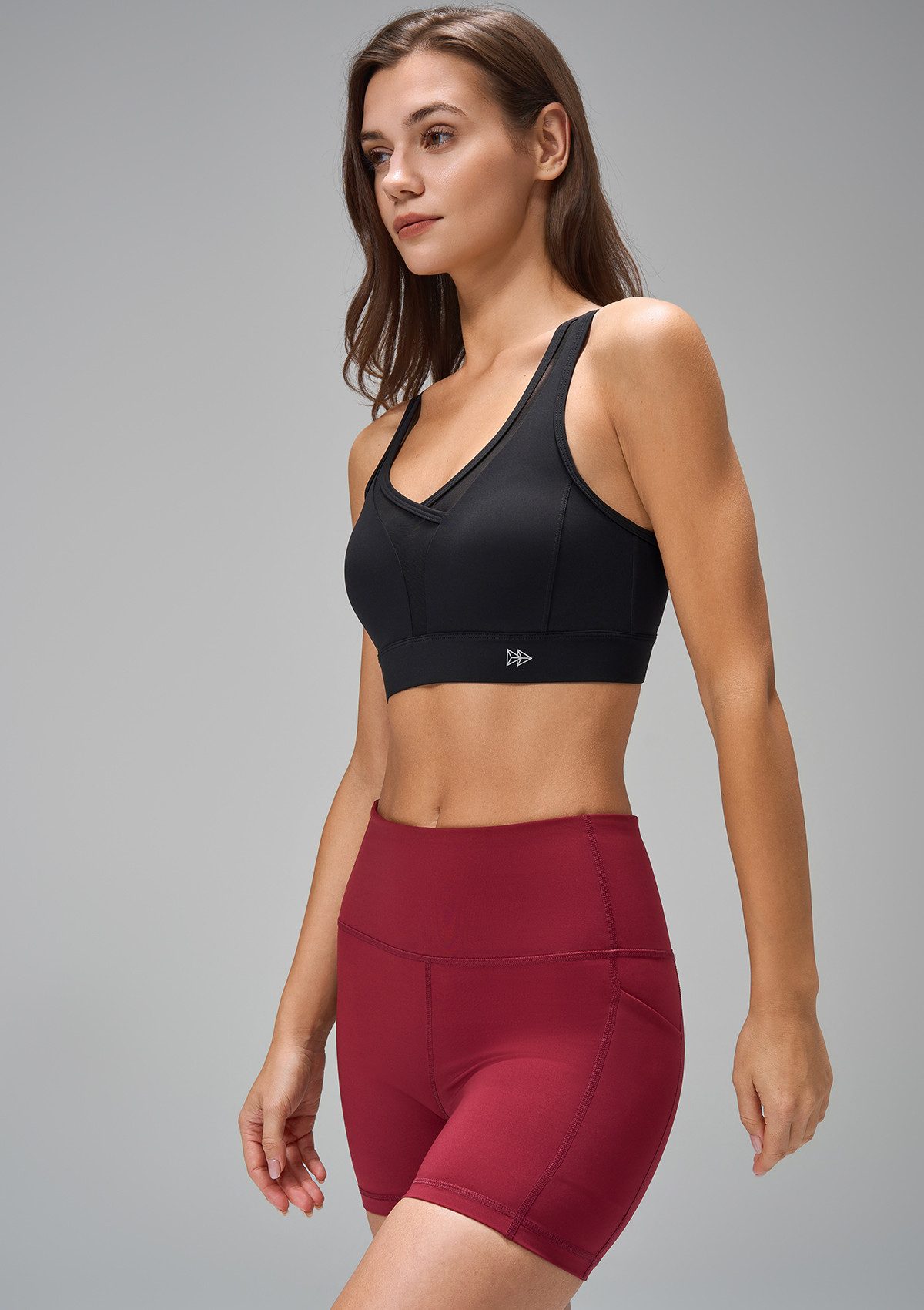 Yvette Sport-BH U oder X-Rücken Verstellbar Träger Starker Halt Fitness, E101158A19 – Bild 5 von 5