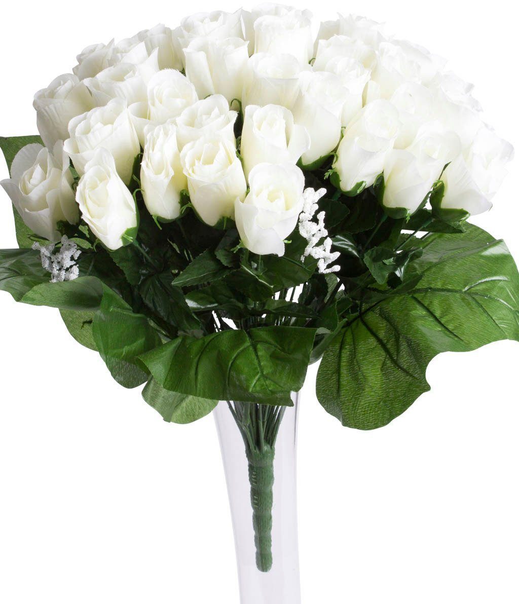 Kunstblume Rosenstrauß mit 36 Rosen, Botanic-Haus, Höhe 45 cm günstig online kaufen