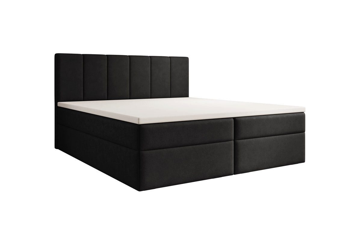 Luxusbetten24 Boxspringbett Aurelia Stoff, mit Stauraum günstig online kaufen
