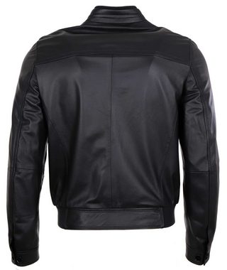 Maddox Lederjacke Echtleder Herren Lederjacke Blouson feinstes Lammnappa schwarz