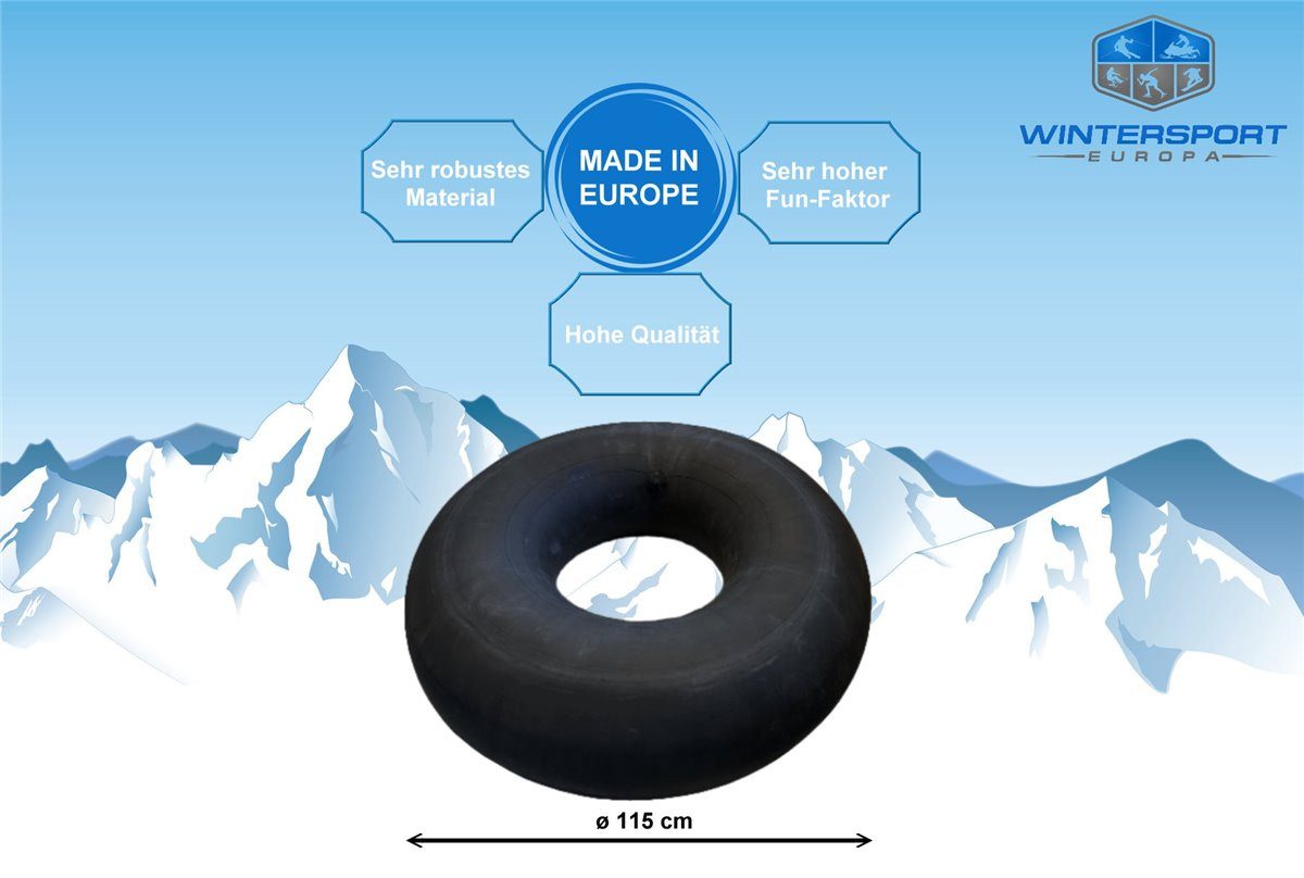 SkinStar Schlitten LKW-Schlauch ca. Ø 115cm als Rodelschlauch Snowtube Rodelreifen Bob