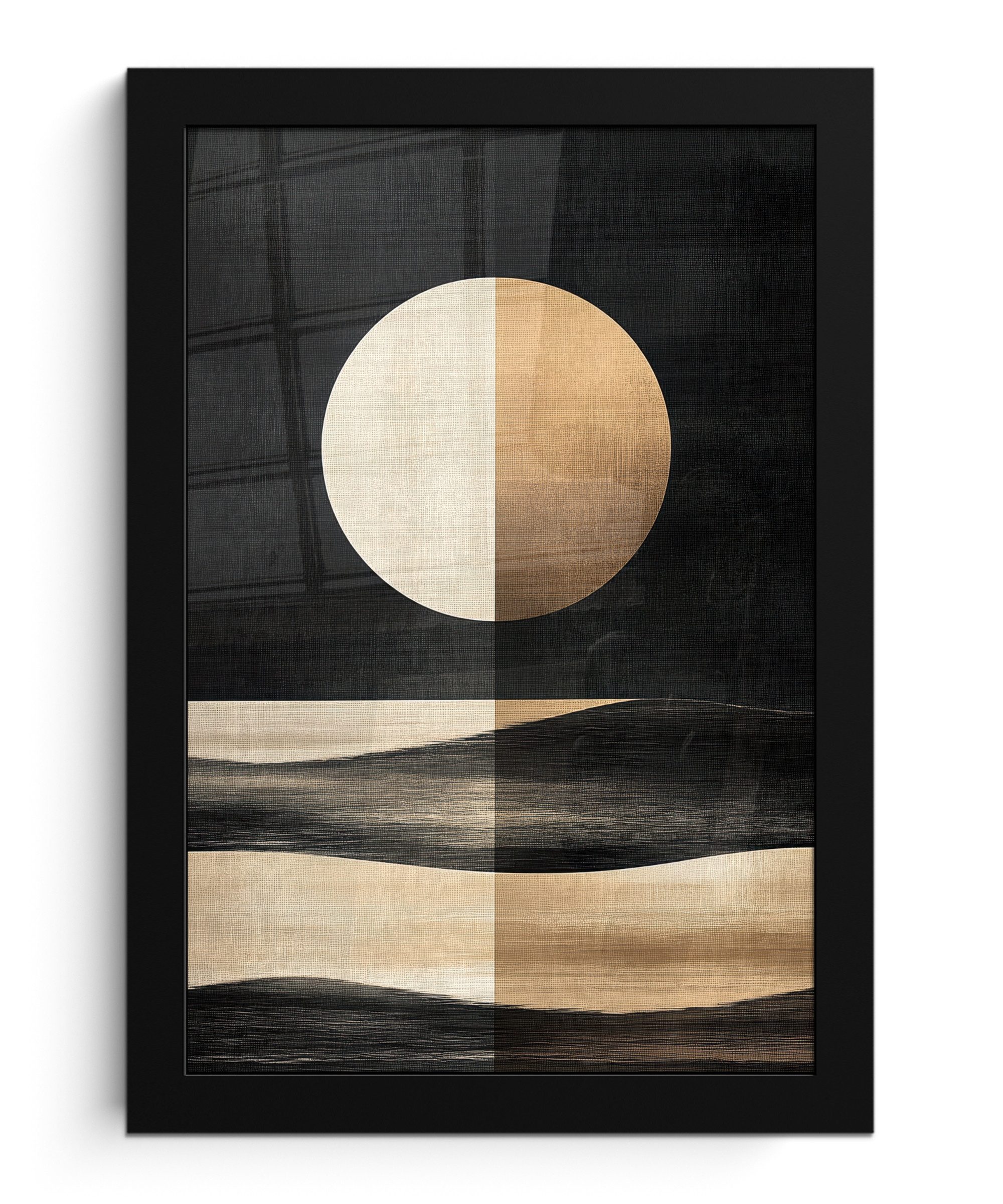 MuchoWow Poster Mond - Kreis - günstig online kaufen
